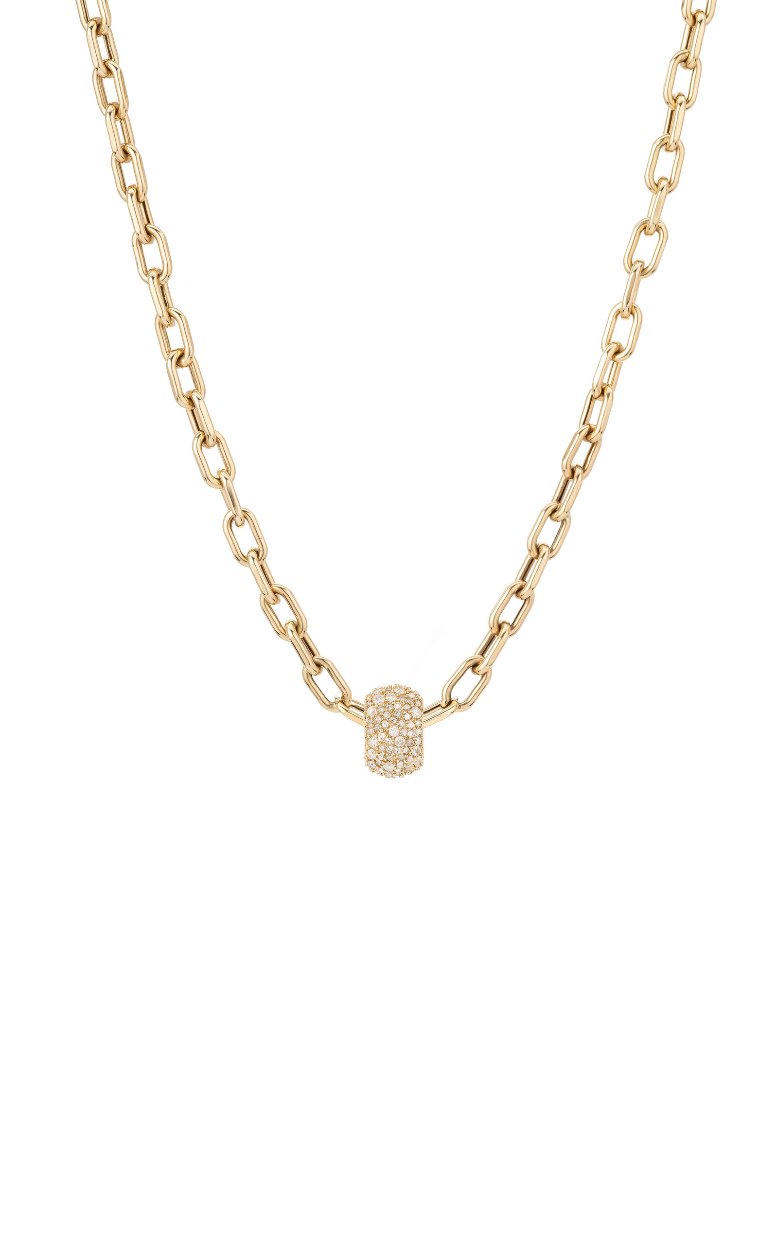 Shop Adina Reyter 14k Yellow Gold Diamond Necklace