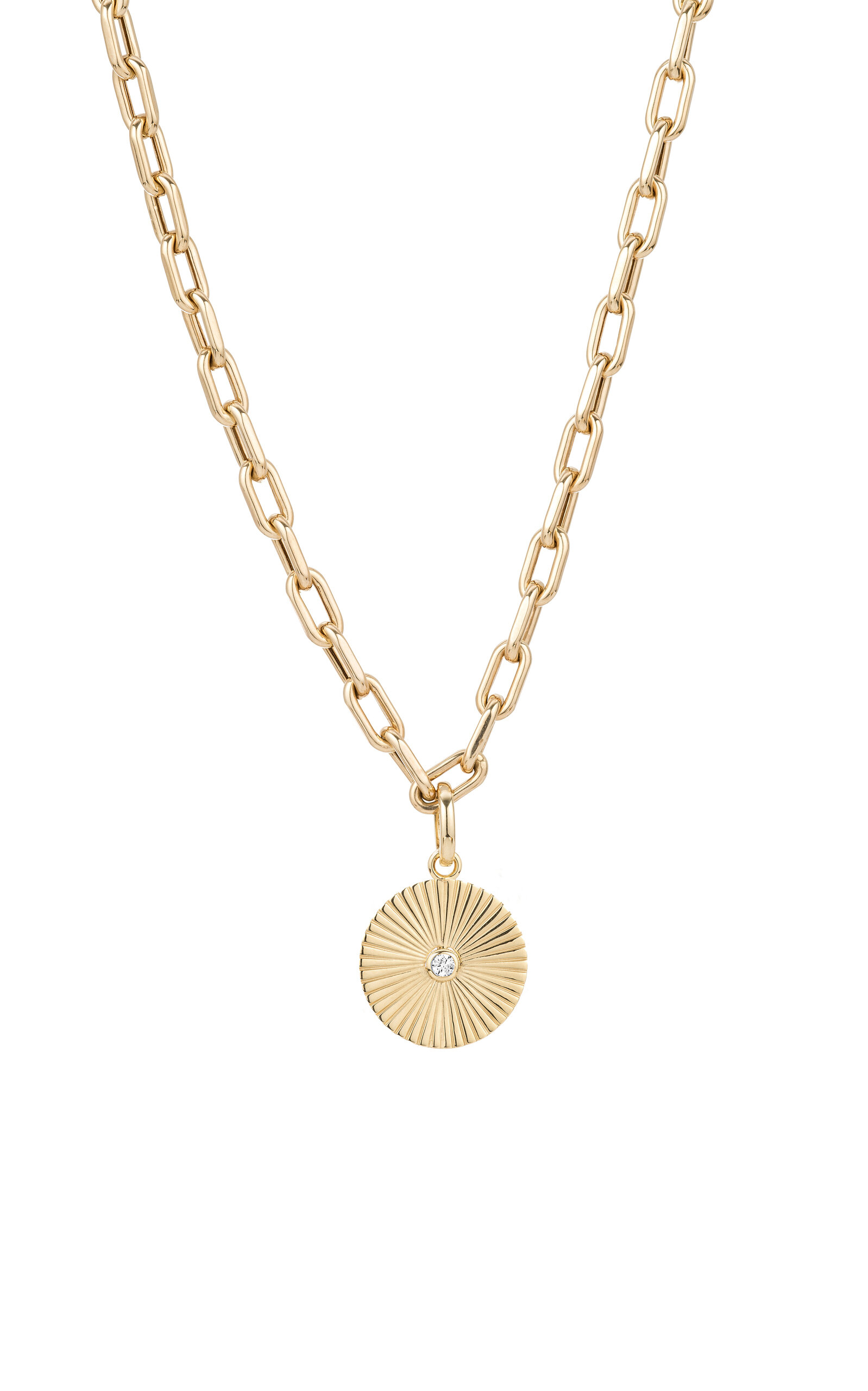 Adina Reyter 14k Yellow Gold Diamond Necklace In Gold