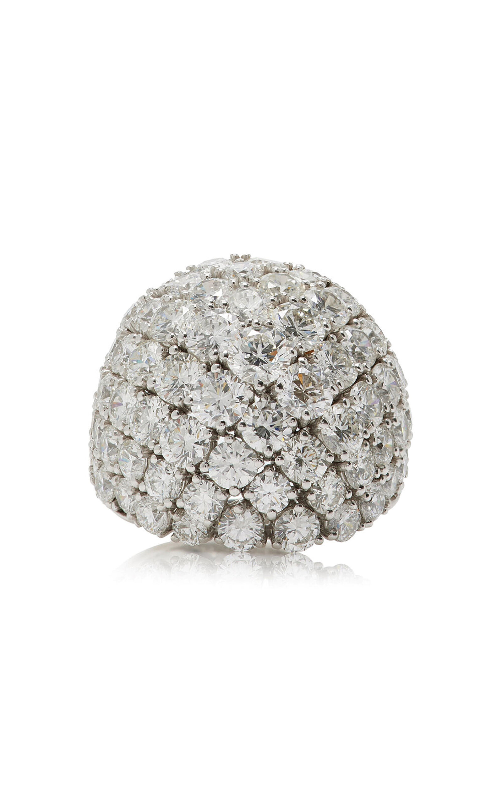 Gemella Jewels 18k White Gold Diamond Ring In White