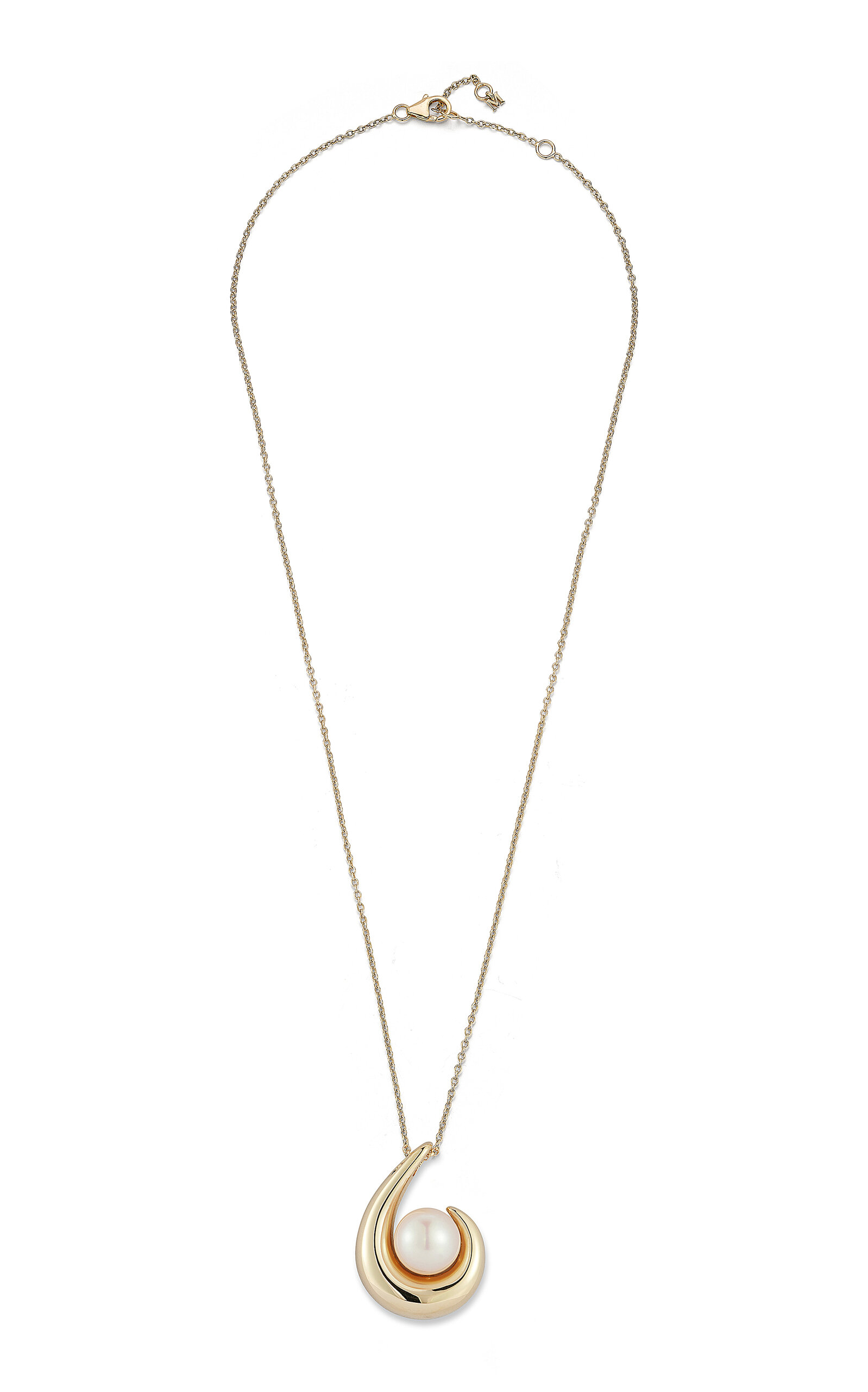Mateo 14k Yellow Gold Pearl Necklace In Yellow
