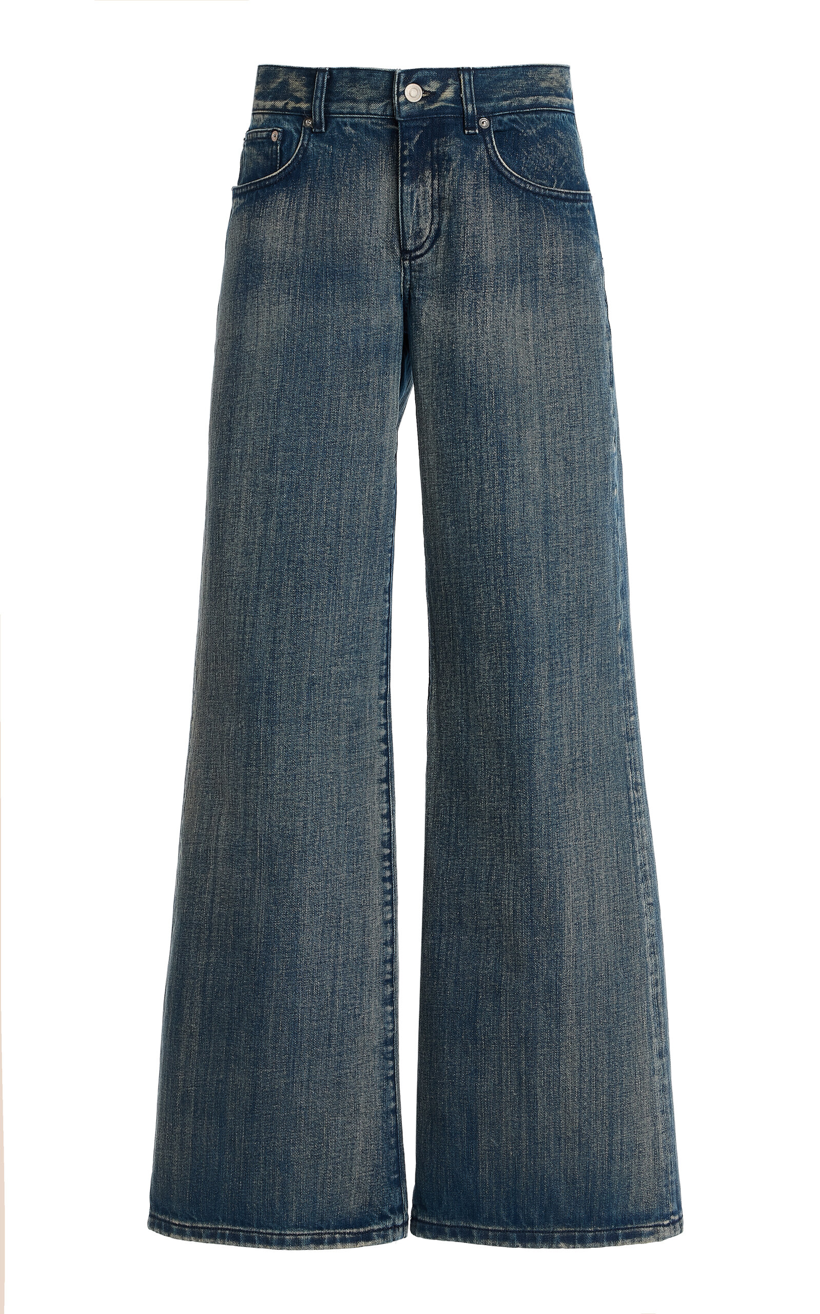 Jeanerica Kyoto Low-Rise Flared-Leg Jeans