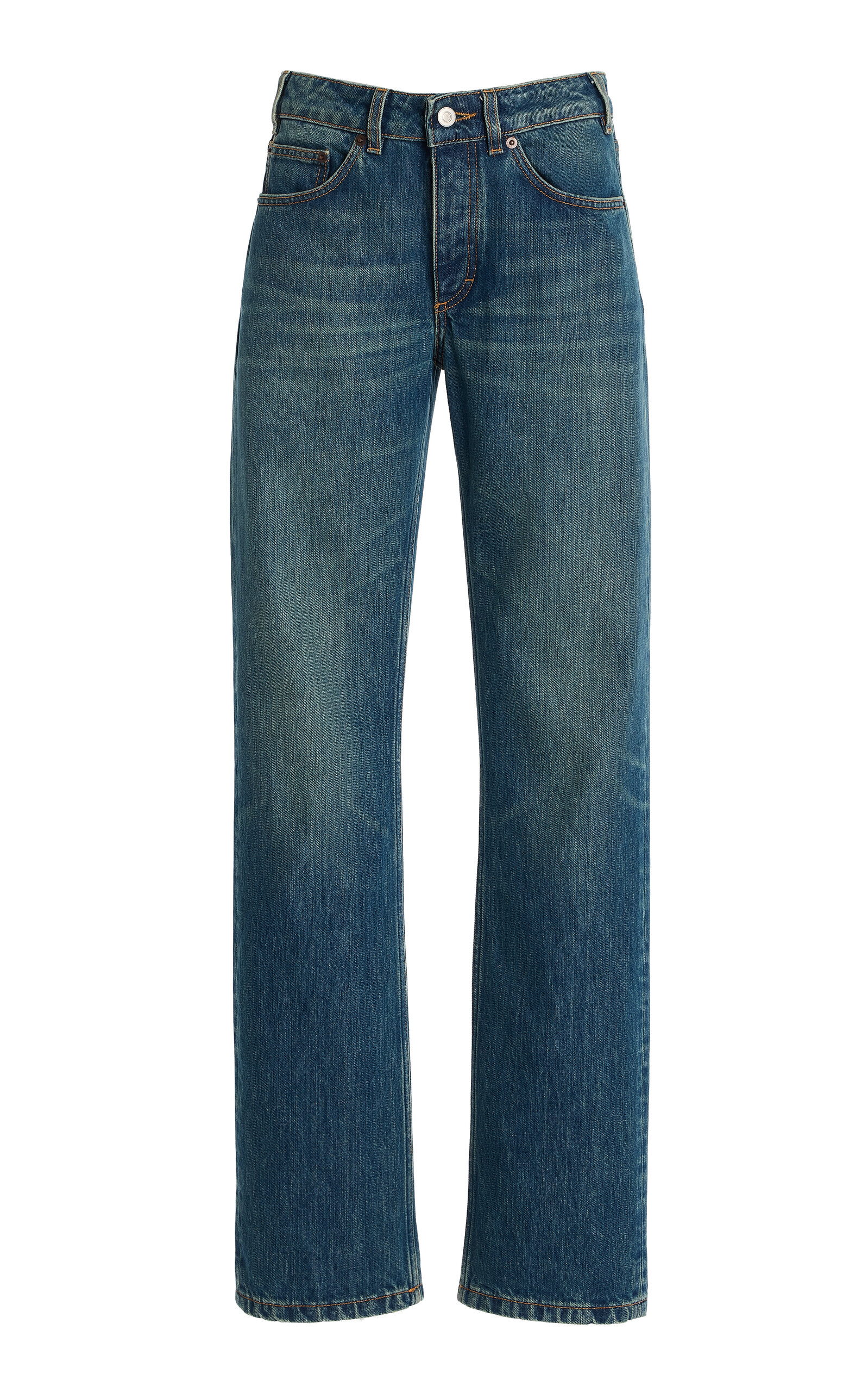 Jeanerica Sisli Mid-Rise Straight-Leg Jeans