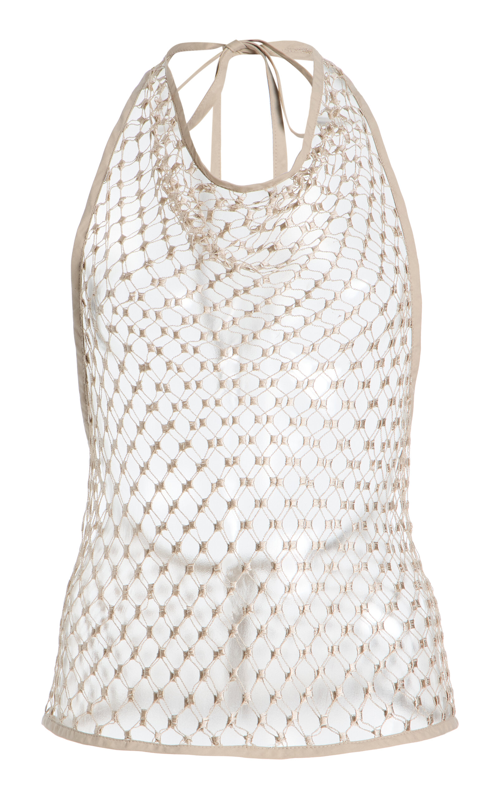 Lemaire Fishnet Halter Top