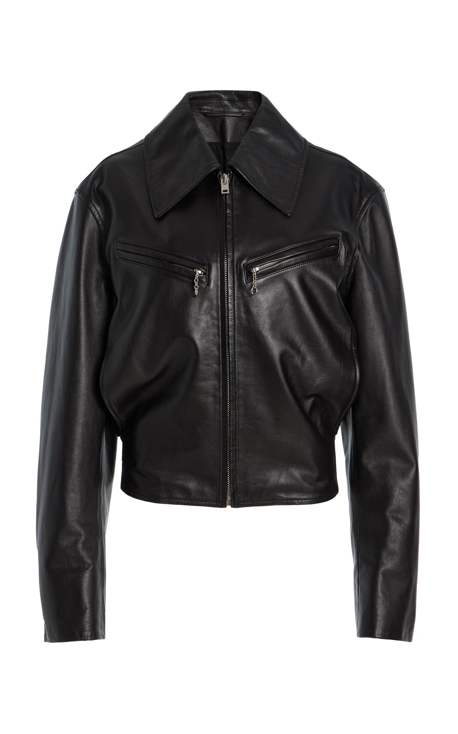 Lemaire Boxy Leather Jacket - Moda Operandi
