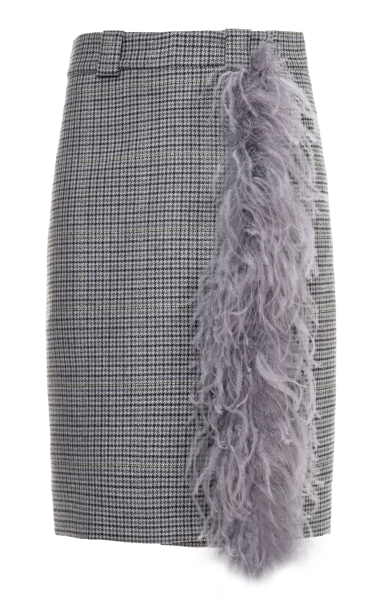 DES_PHEMMES Houndstooth Wrap Skirt
