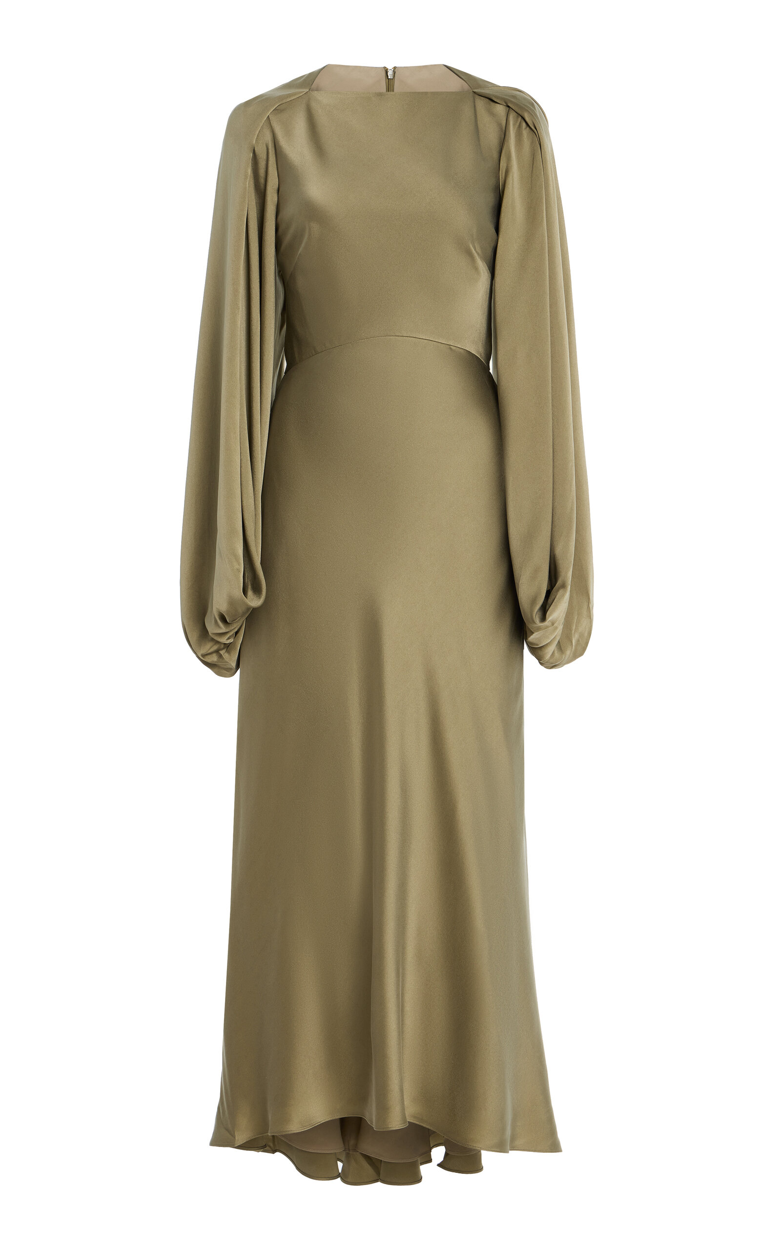 ROKSANDA Koda Silk-Satin Dress - Gold
