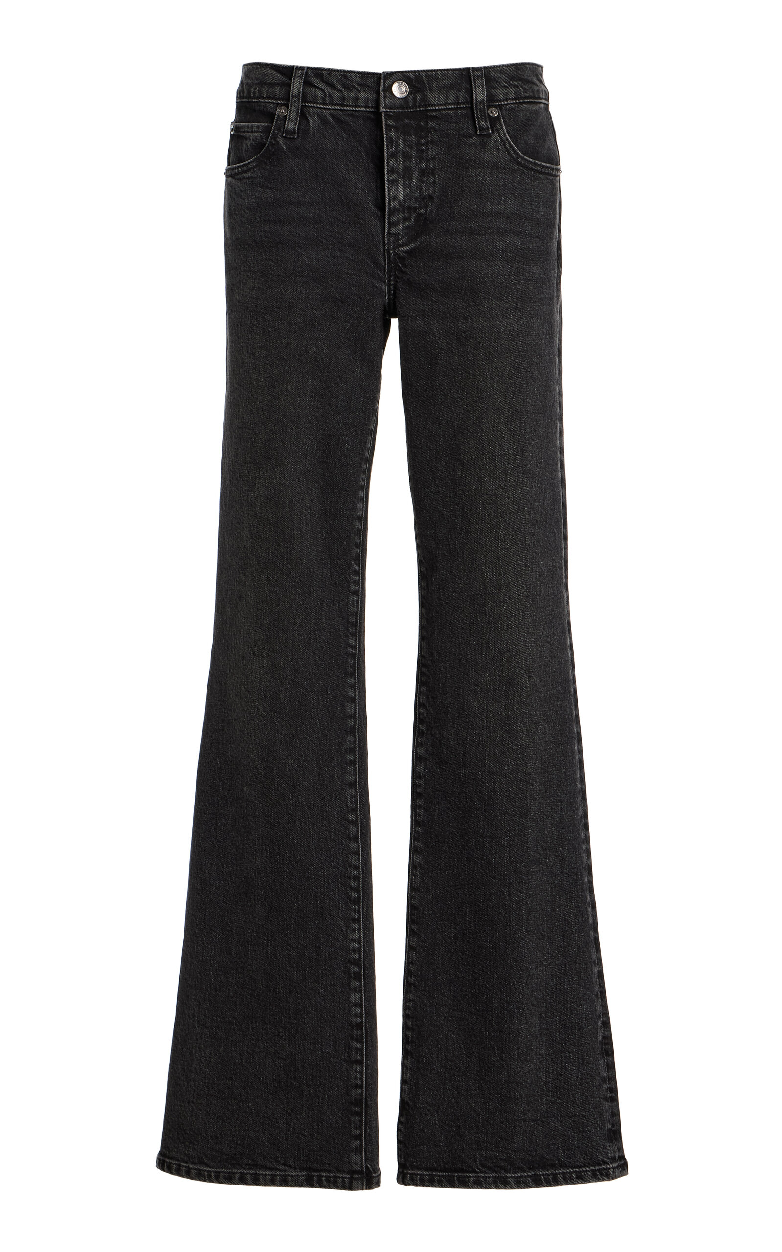 FRAME The Rodeo Mid-Rise Flared Jeans
