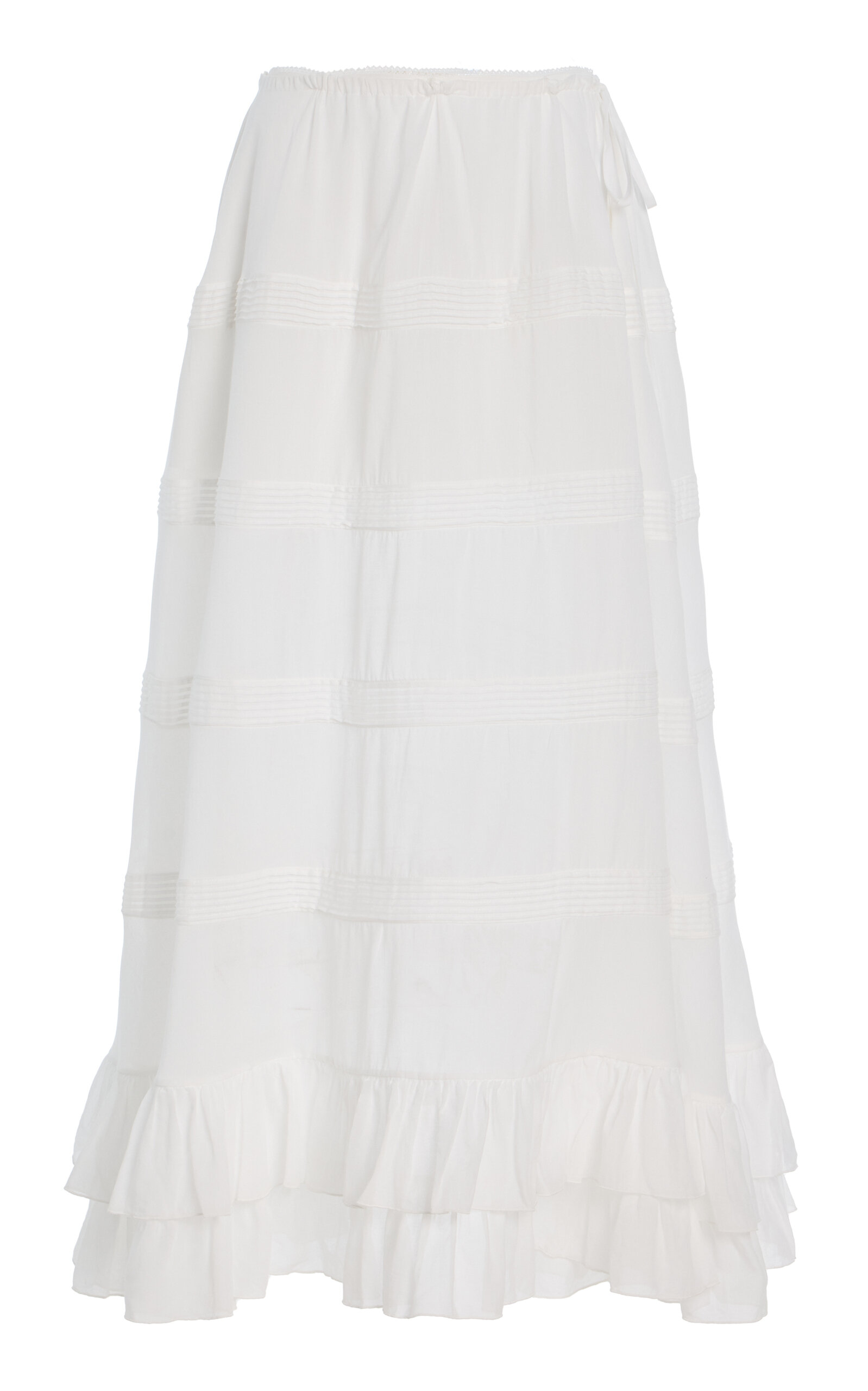 Mirror Palais Cotton Midi Skirt