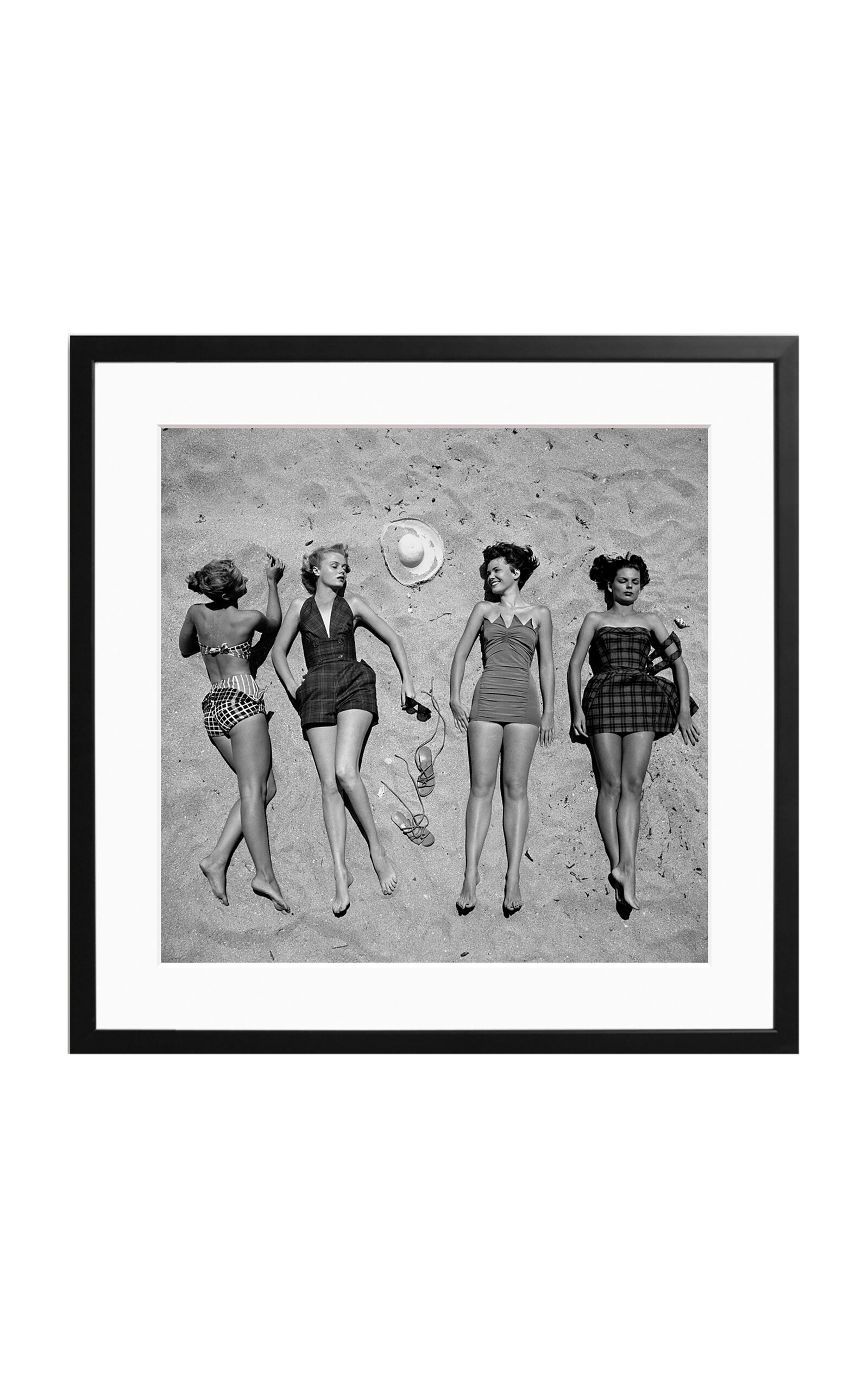 Sonic Editions Exclusive Beachwear 1950 Medium Framed Photography Print - Multi