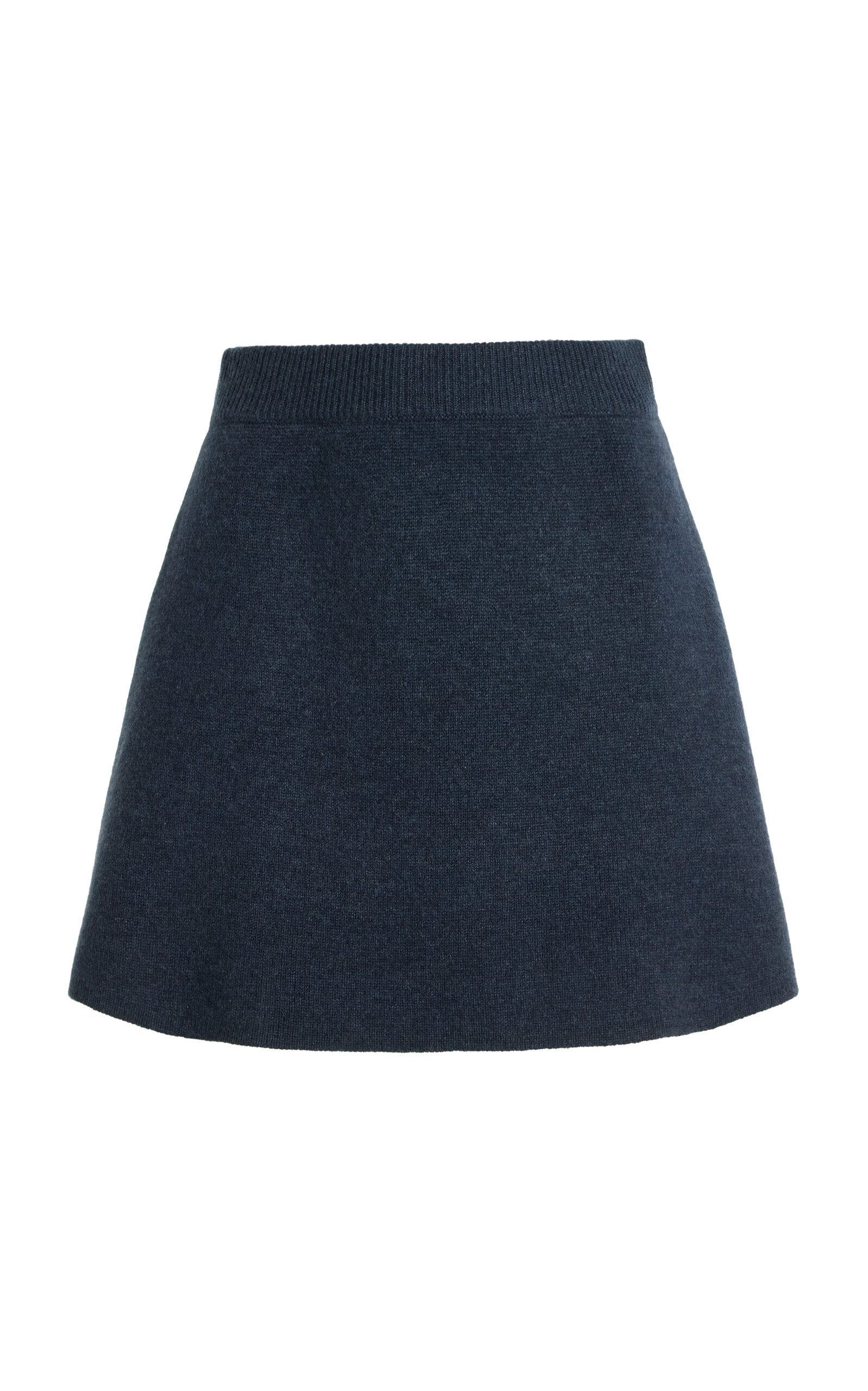 Lisa Yang Clare Cashmere Mini Skirt In Blue