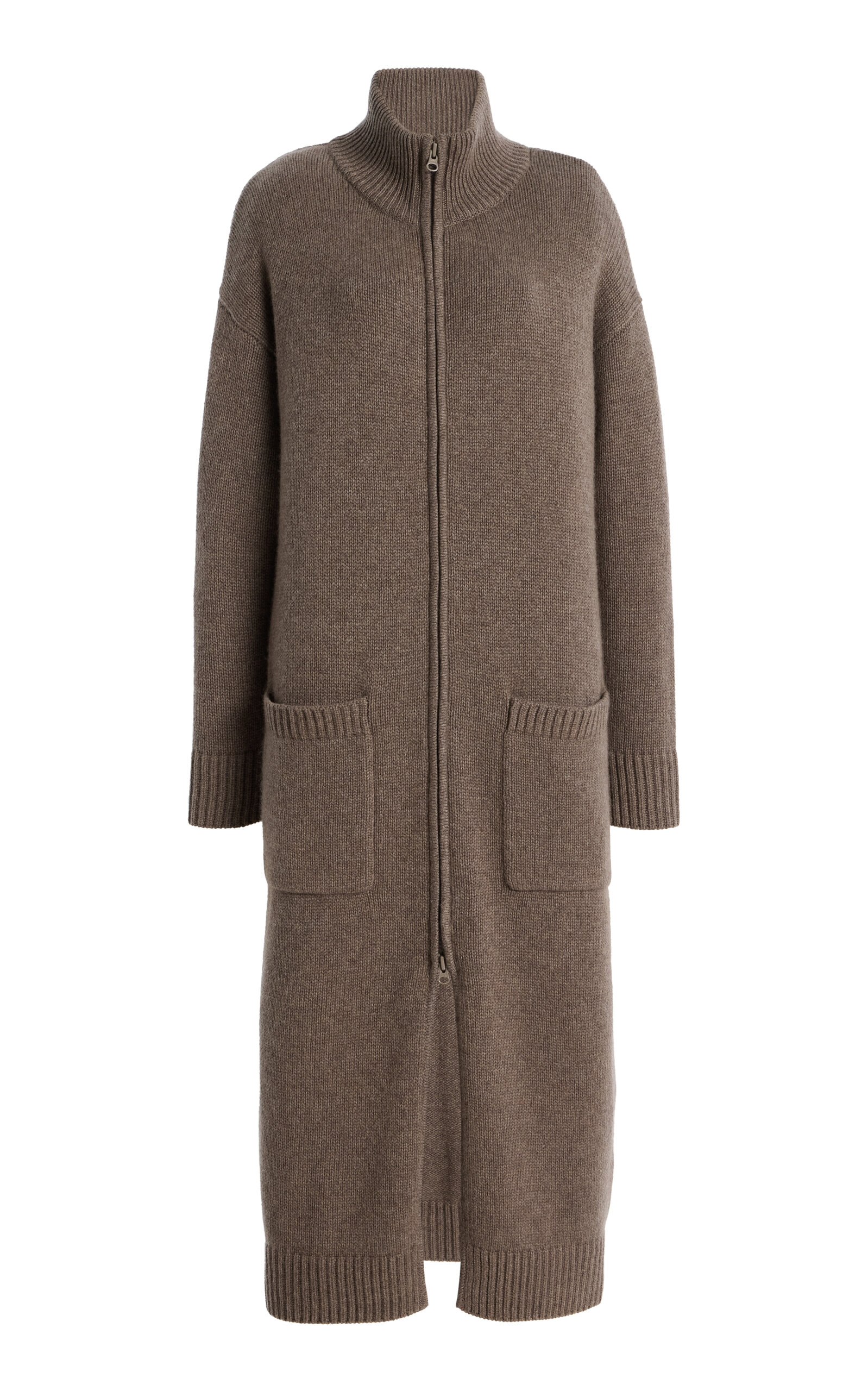 Lisa Yang Cloverie Cashmere Cardigan Coat In Brown