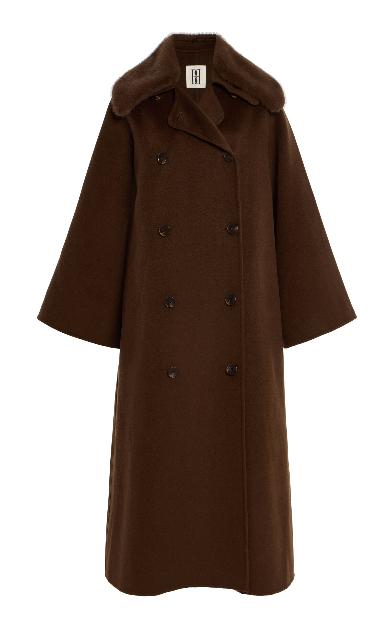 By Malene Birger Darcy Wool Coat In Brown