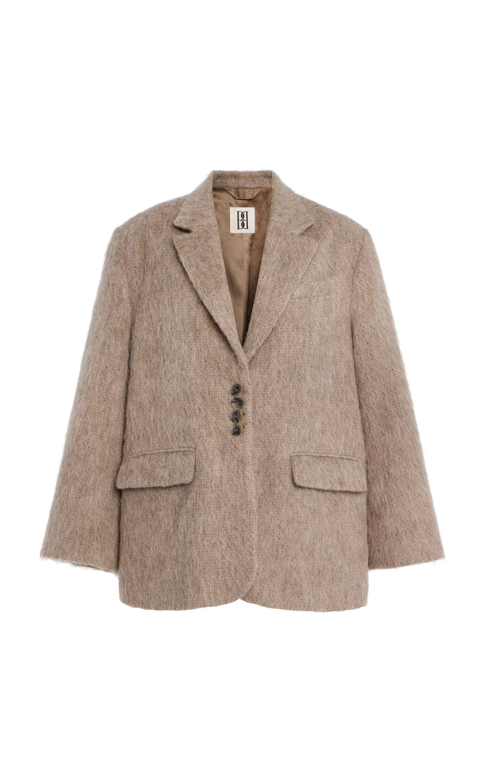By Malene Birger Biena Wool Blazer In Neutral