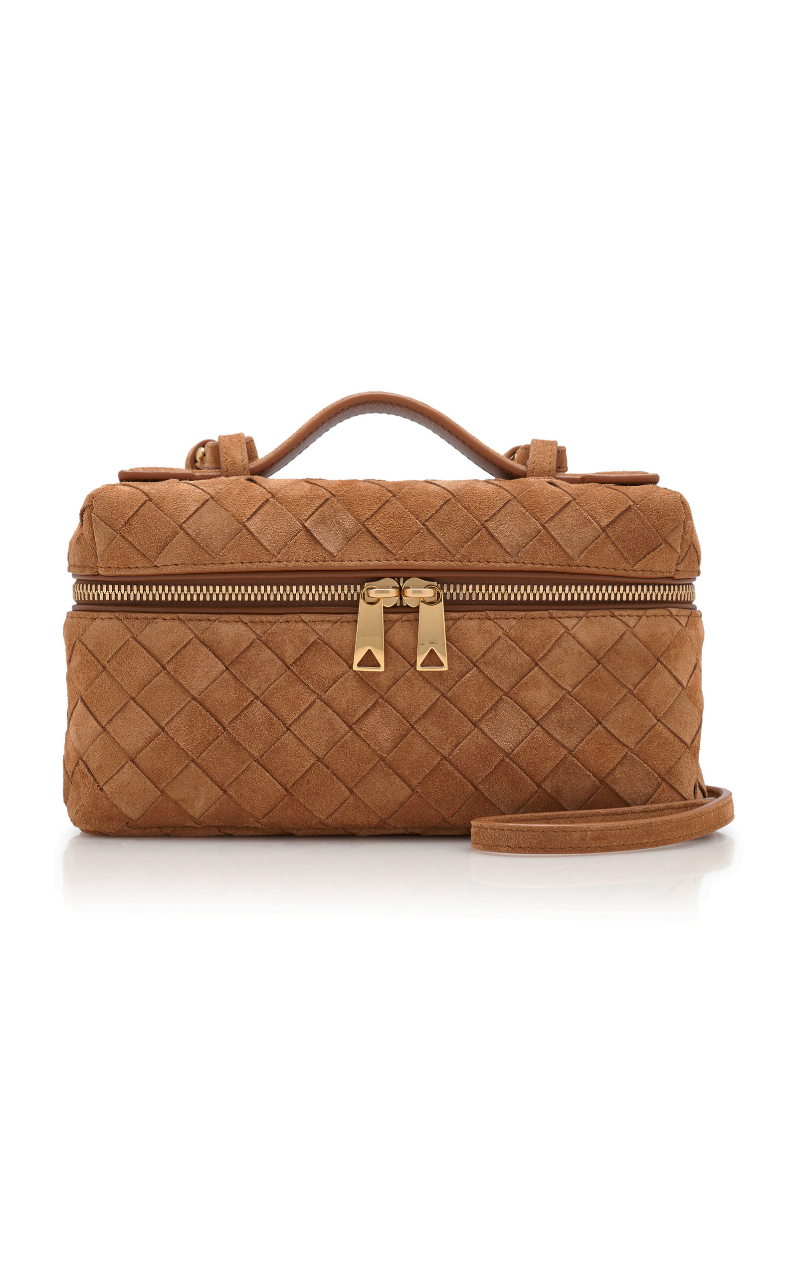 Bottega Veneta Bang Bang Intrecciato Suede Bag - Moda Operandi
