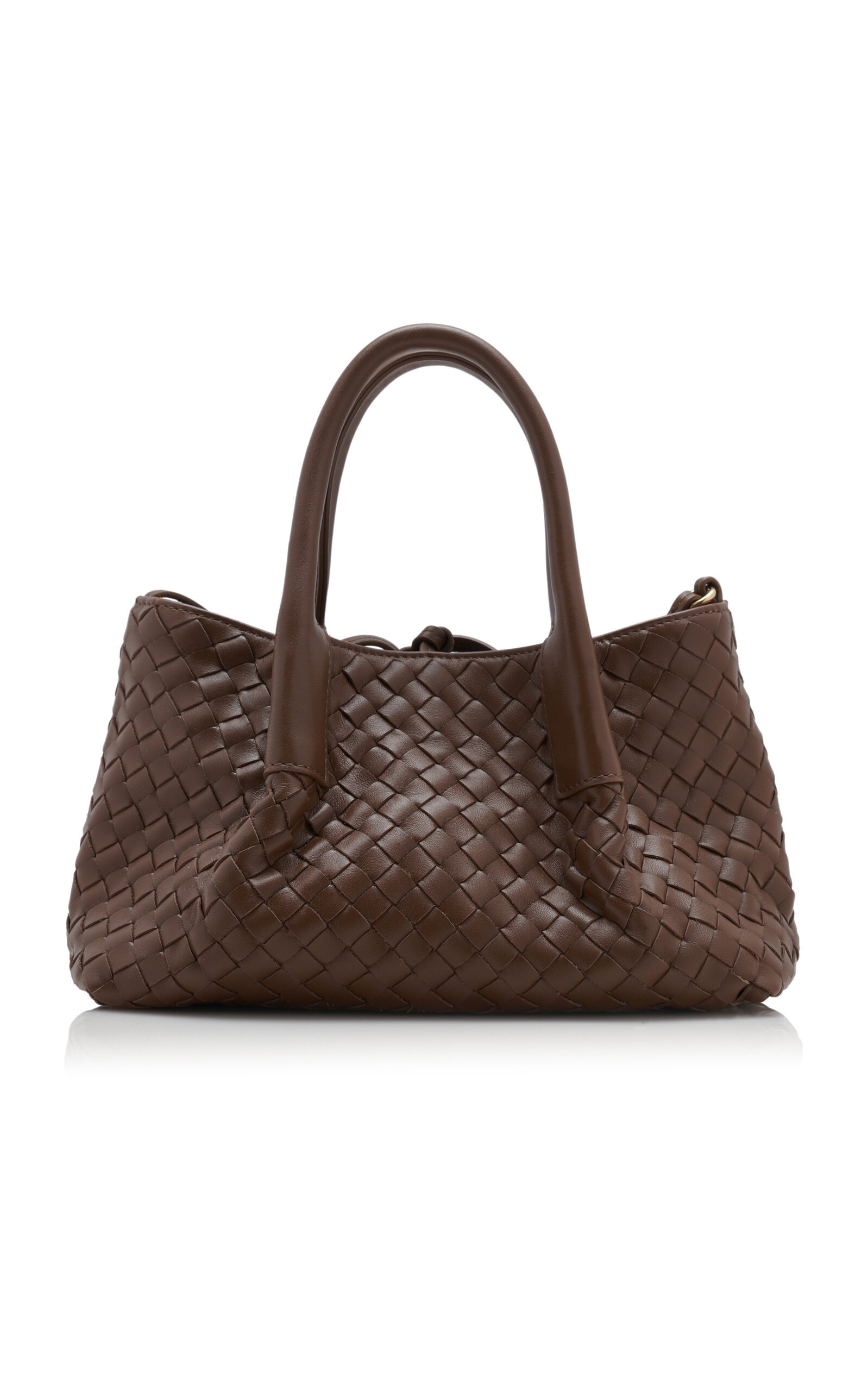 Bottega Veneta Small Pinacoteca Intrecciato Leather Tote Bag
