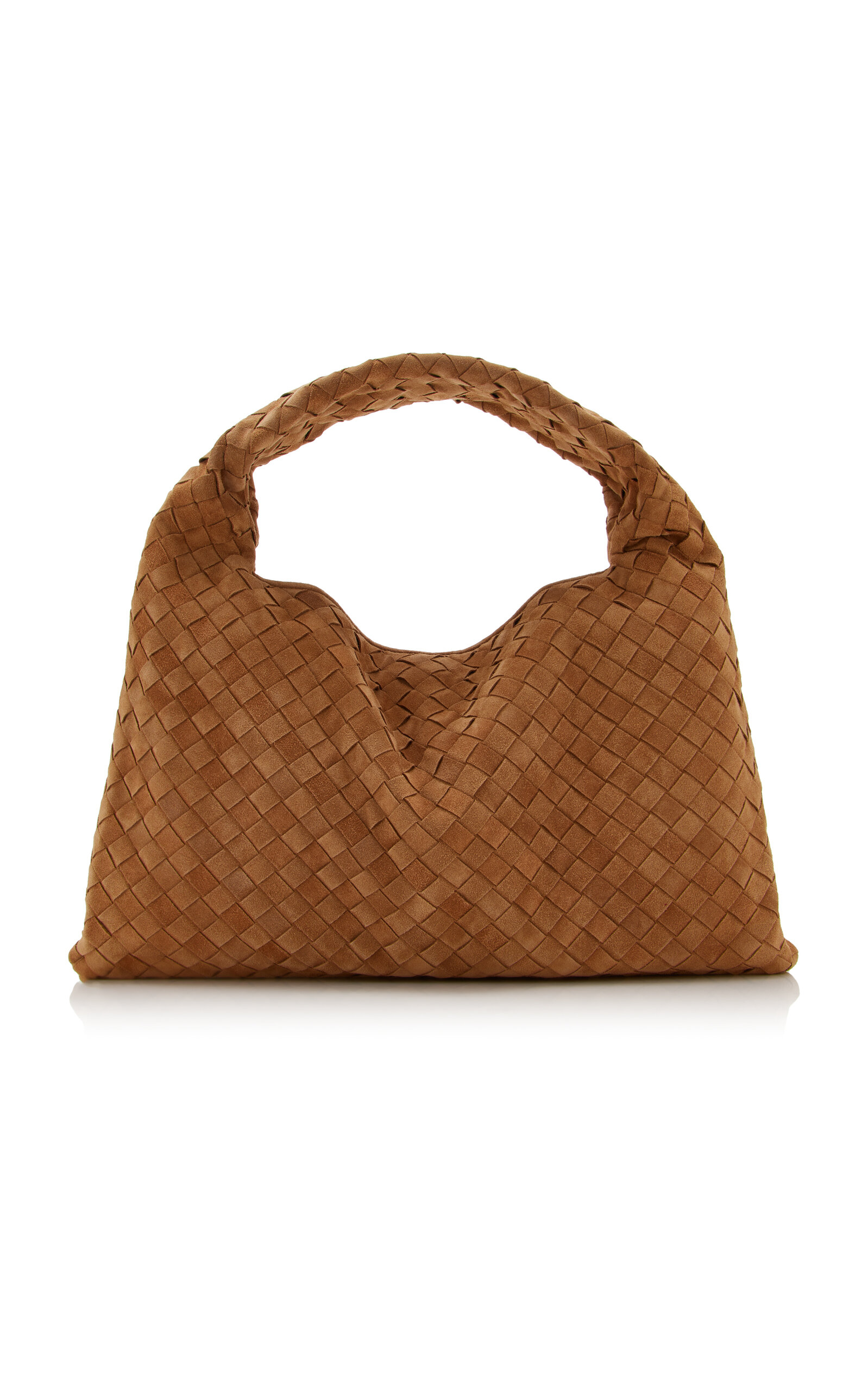 Bottega Veneta Small Hop Intrecciato Suede Bag