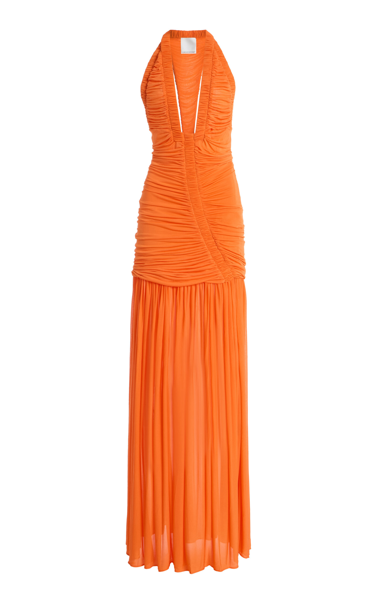 Christopher Esber Exclusive Orion Ruched Jersey Gown - Women's Clothing