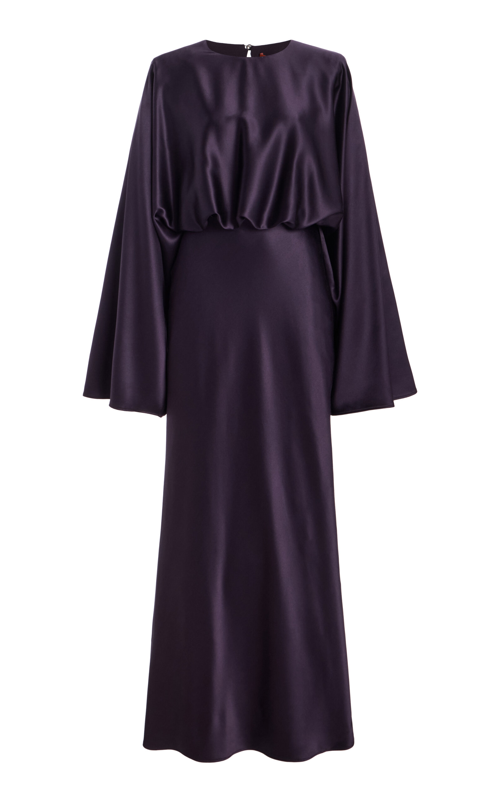 Altuzarra Evinka Draped Silk Maxi Dress