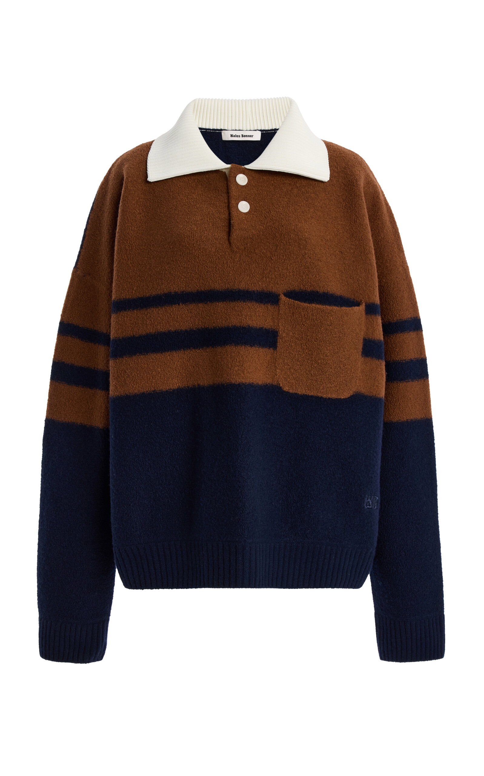 Wales Bonner Calm Wool-Blend Polo Shirt - Women's Clothing