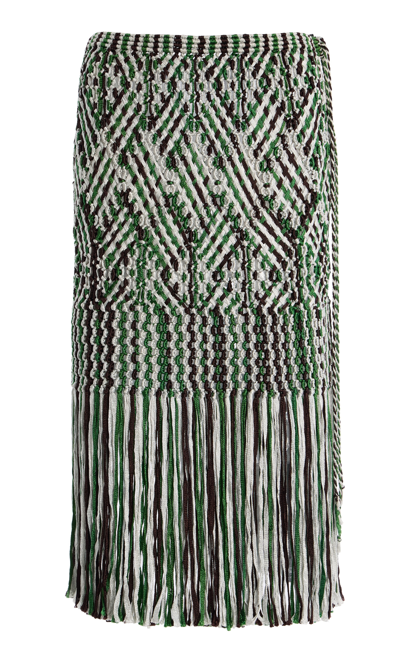 Wales Bonner Java Macrame Skirt