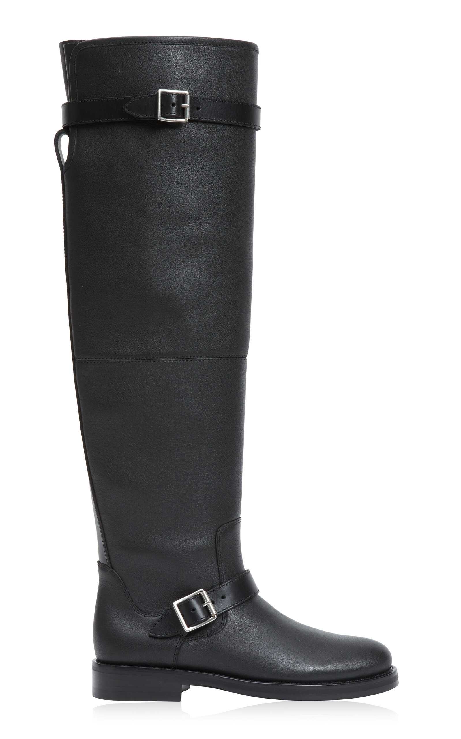 Simkhai Noah Leather Over-the-knee Boots In Black