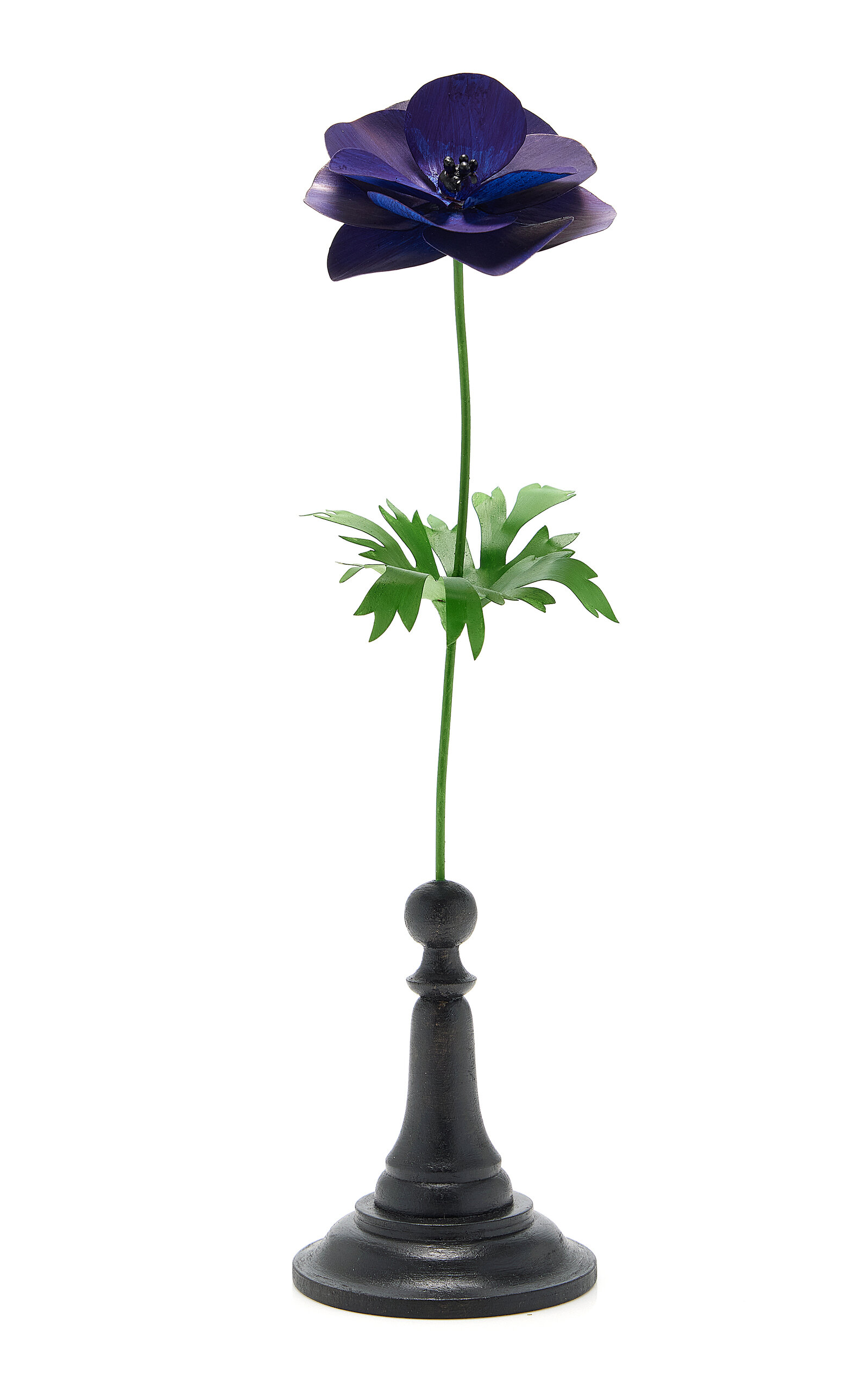 Erbavoglio Milano Handcrafted Metal Anemone Sculpture - Blue