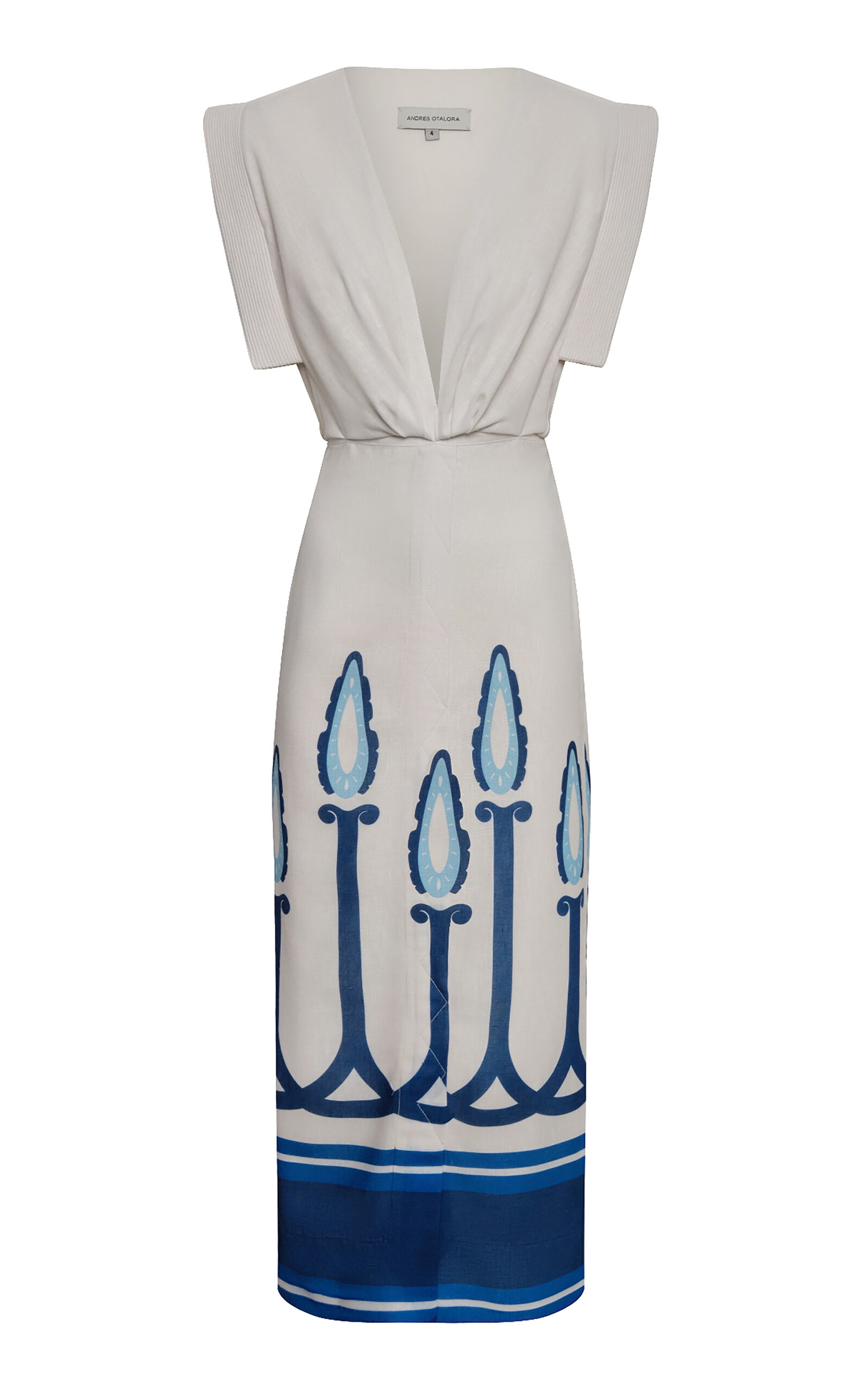 Andres Otalora Herencia Viva Midi Dress In Print
