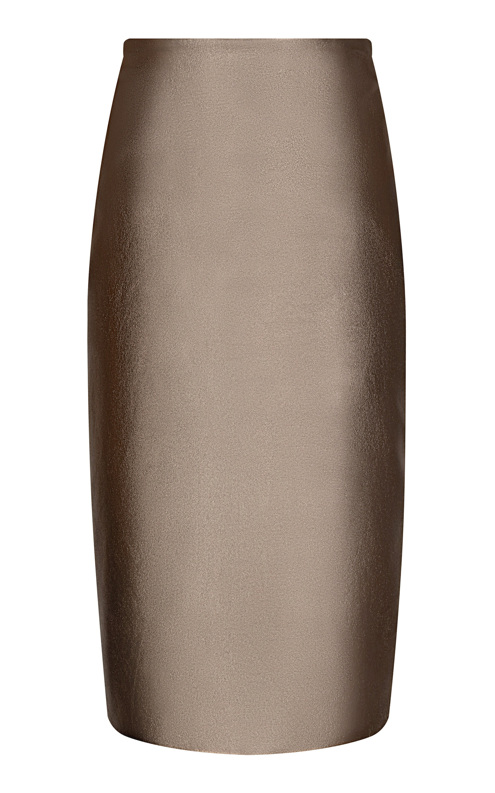 Andres Otalora Susurros Pencil Leather Skirt