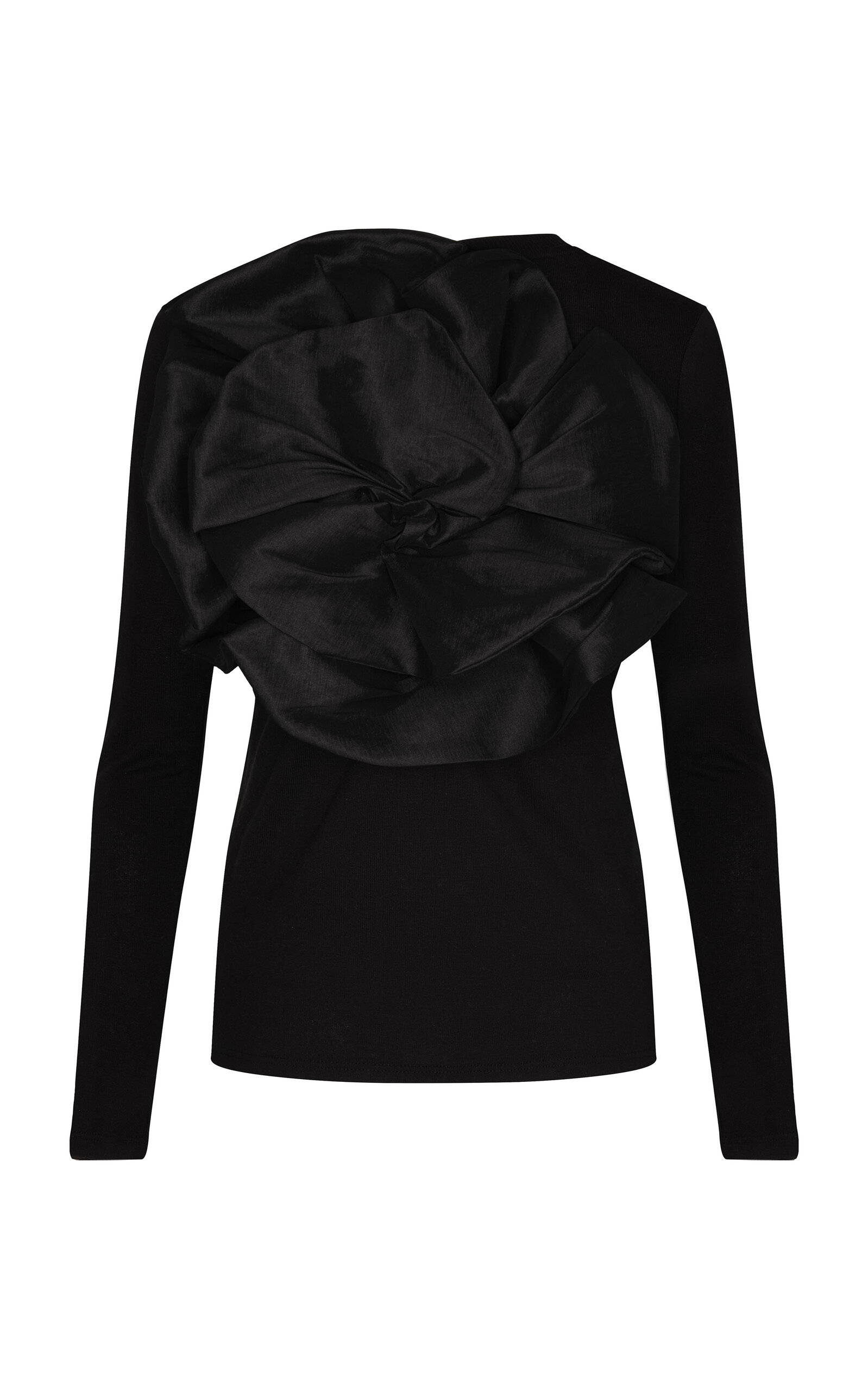 Andres Otalora Memoria Pura Embellished Knit Sweater In Black