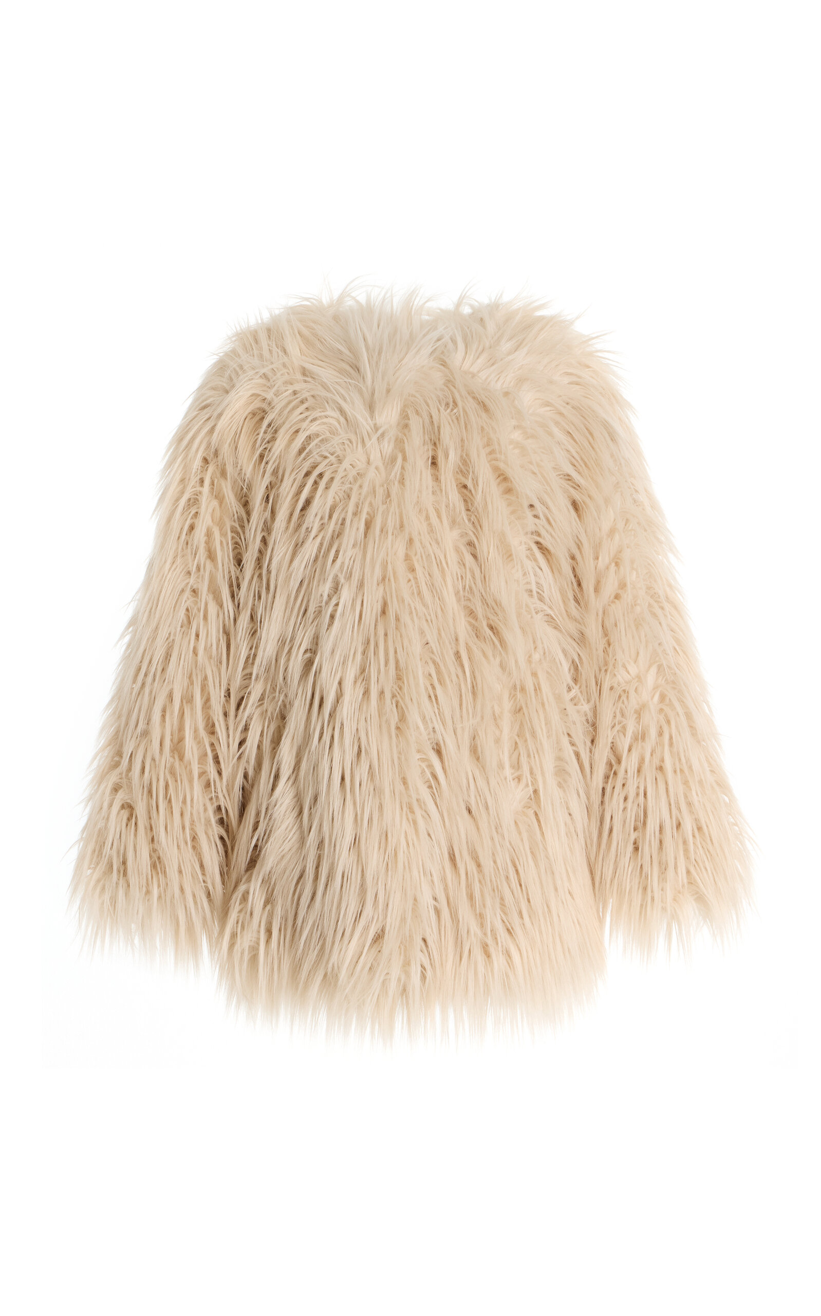 Goldbergh Elia Vegan Fur Coat In Neutral
