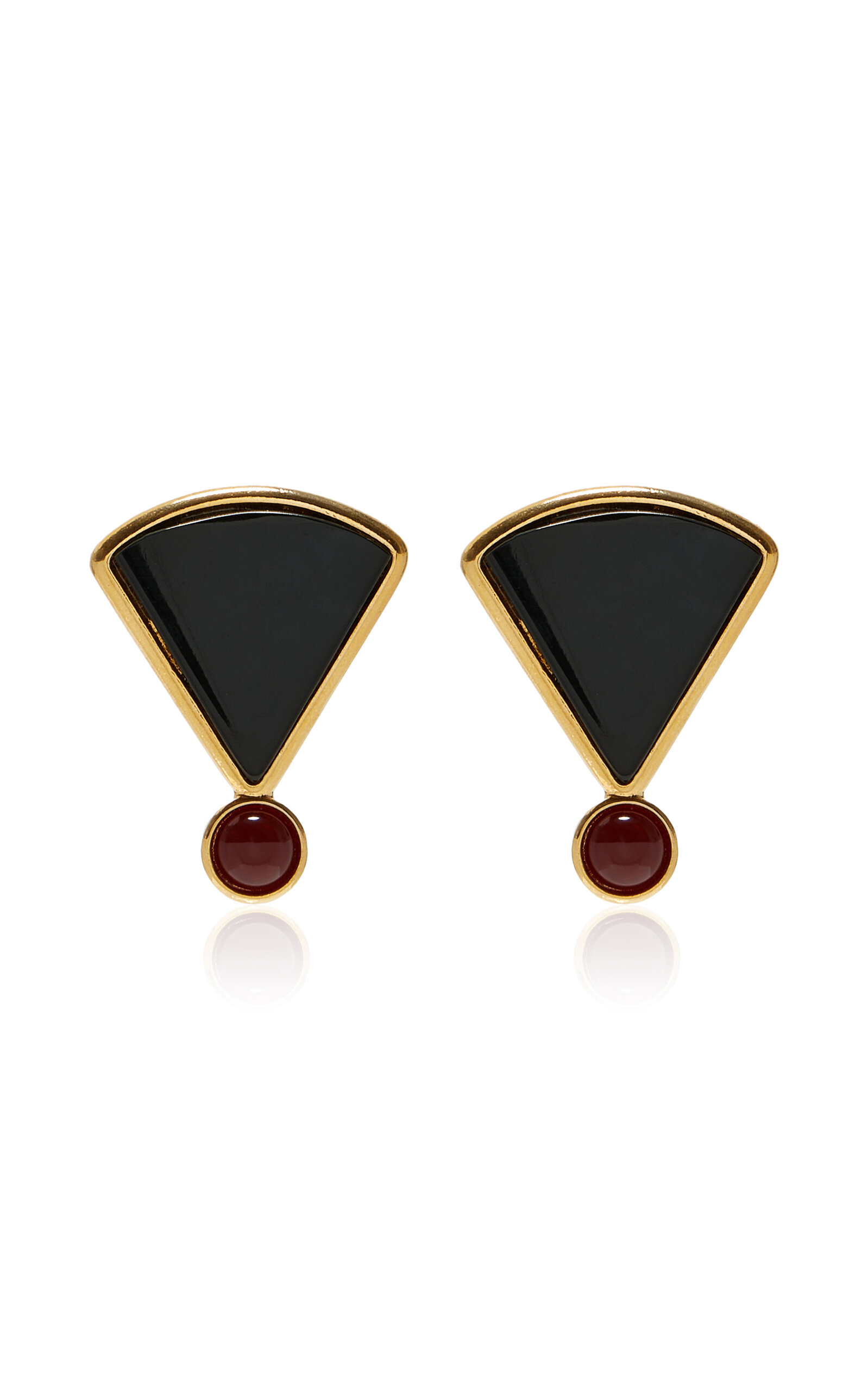 Ben-Amun Exclusive Stone 24K Gold-Plated Earrings - Black - OS - Moda Operandi - Men's Jewelry And Watches
