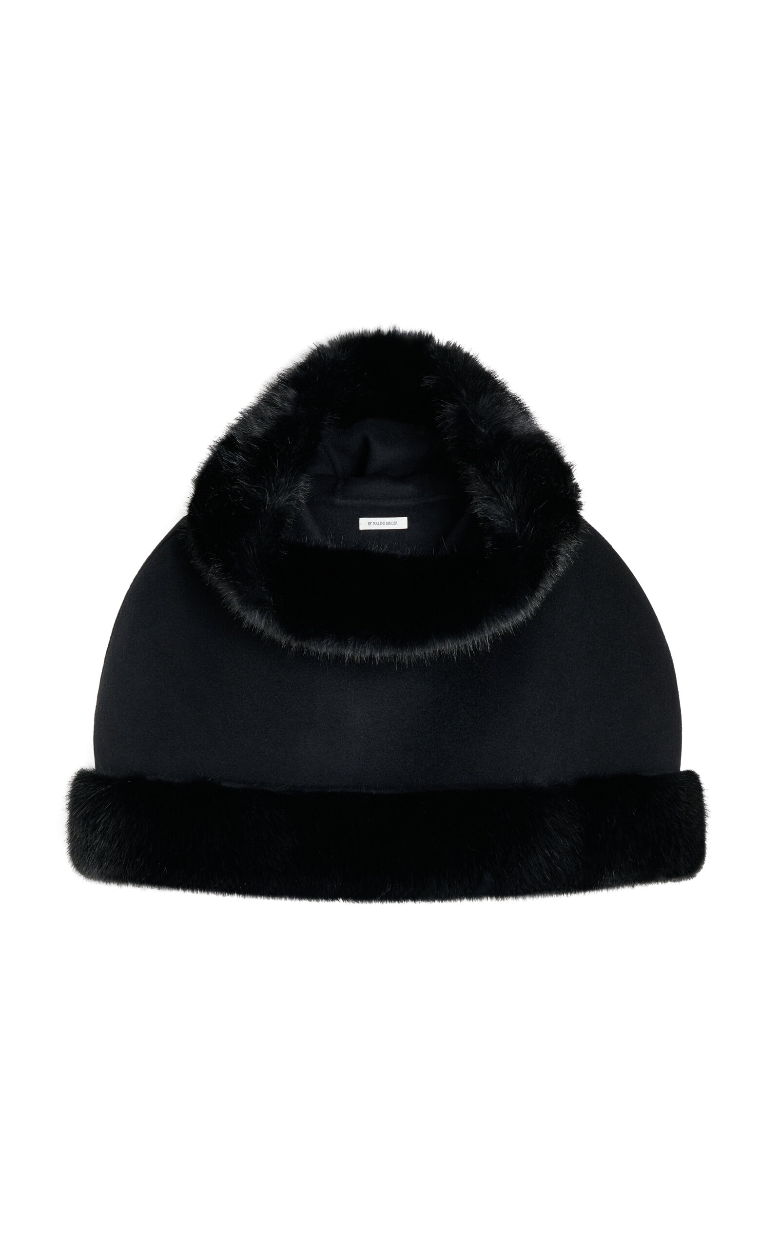 By Malene Birger Marta Wool Poncho In Black
