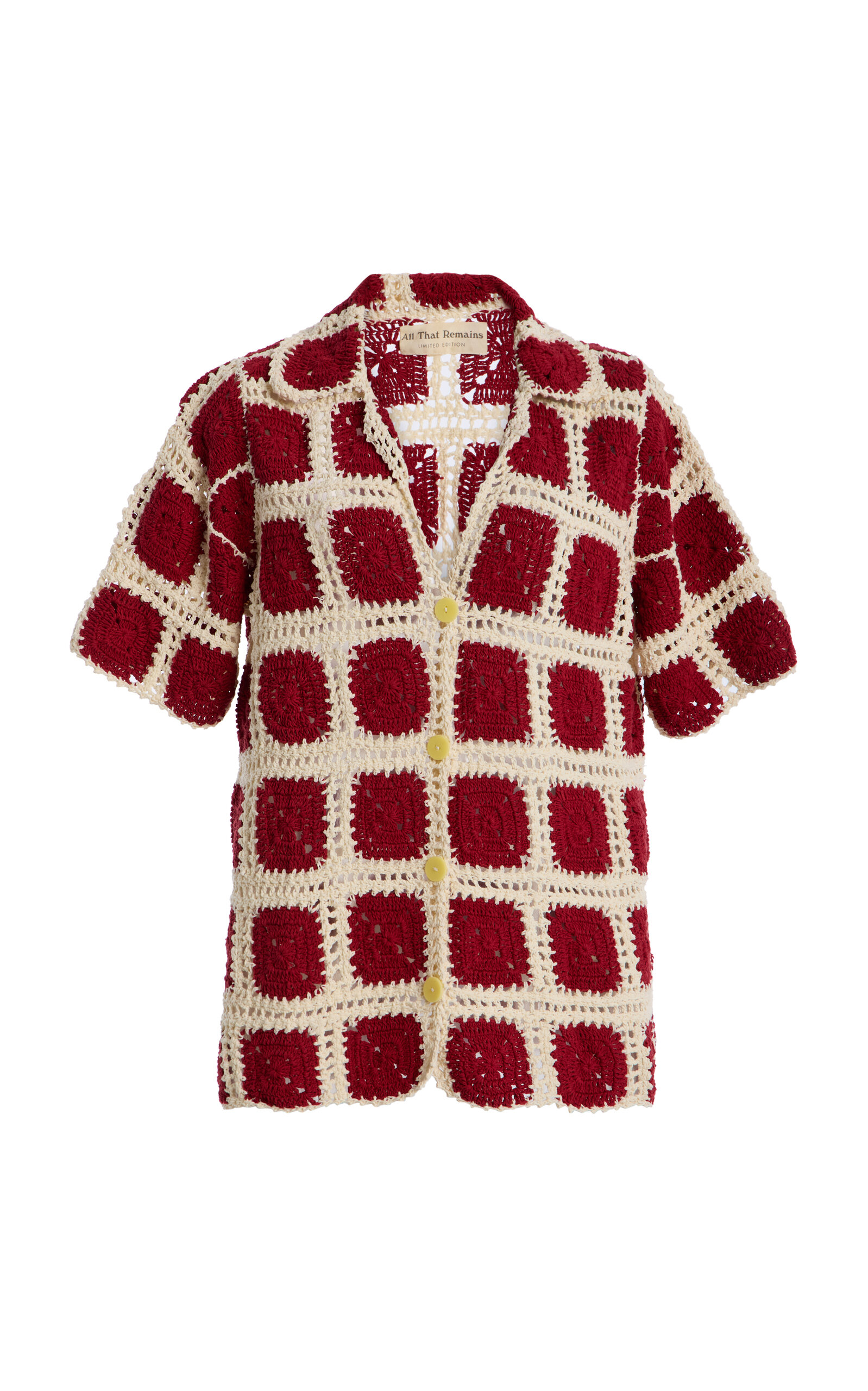 All That Remains Exclusive Dillon Crocheted Cotton Shirt