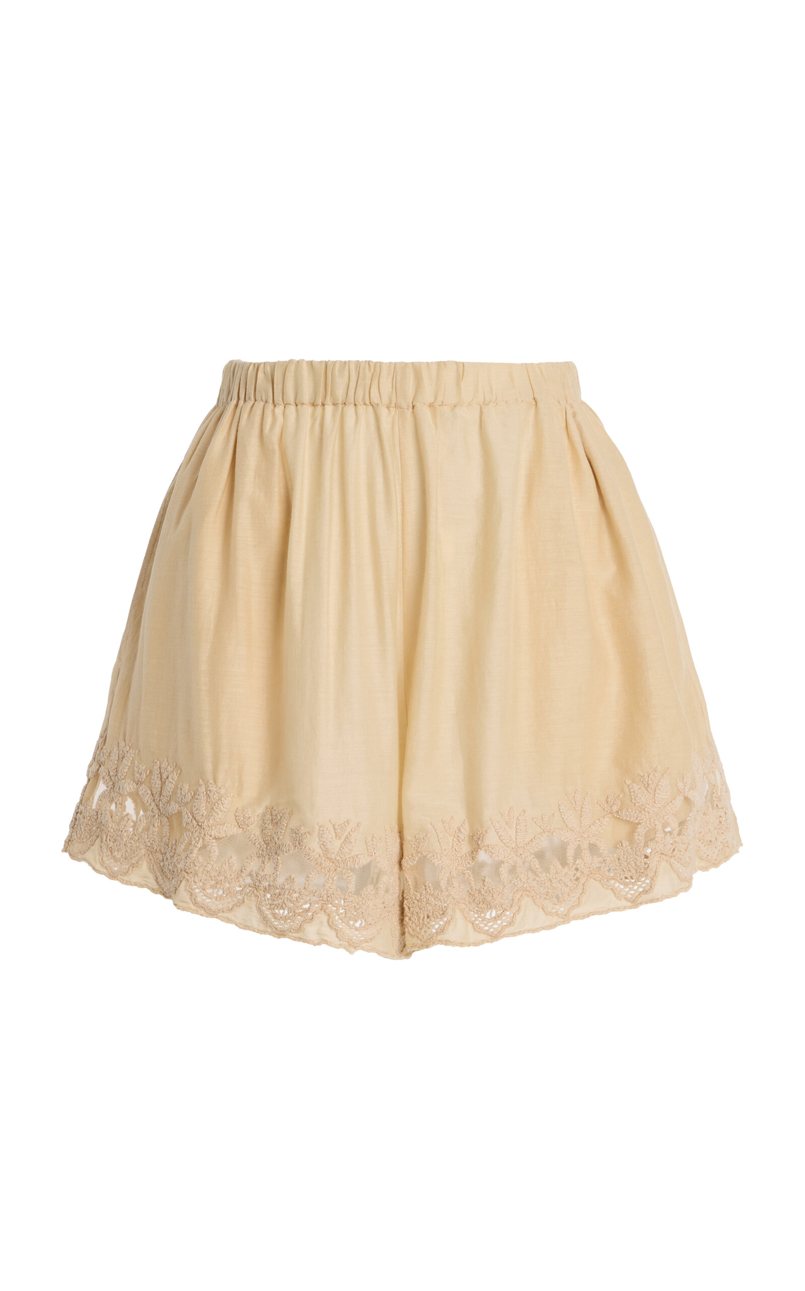 All That Remains Evelyn Cotton-Silk Shorts
