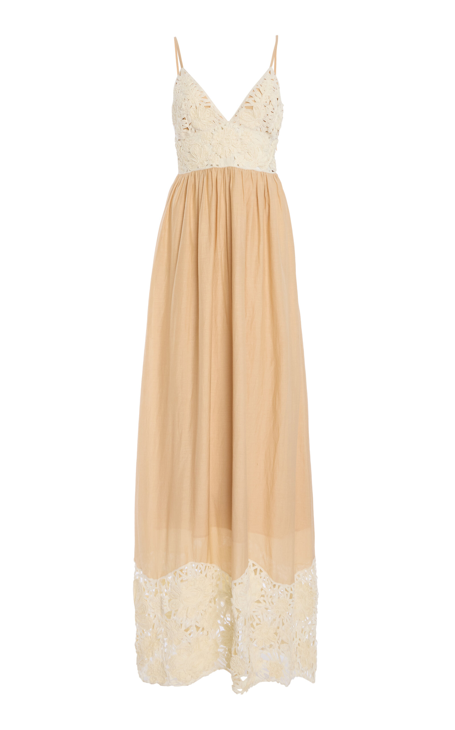 All That Remains Exclusive Edith Cotton-Silk Maxi Dress