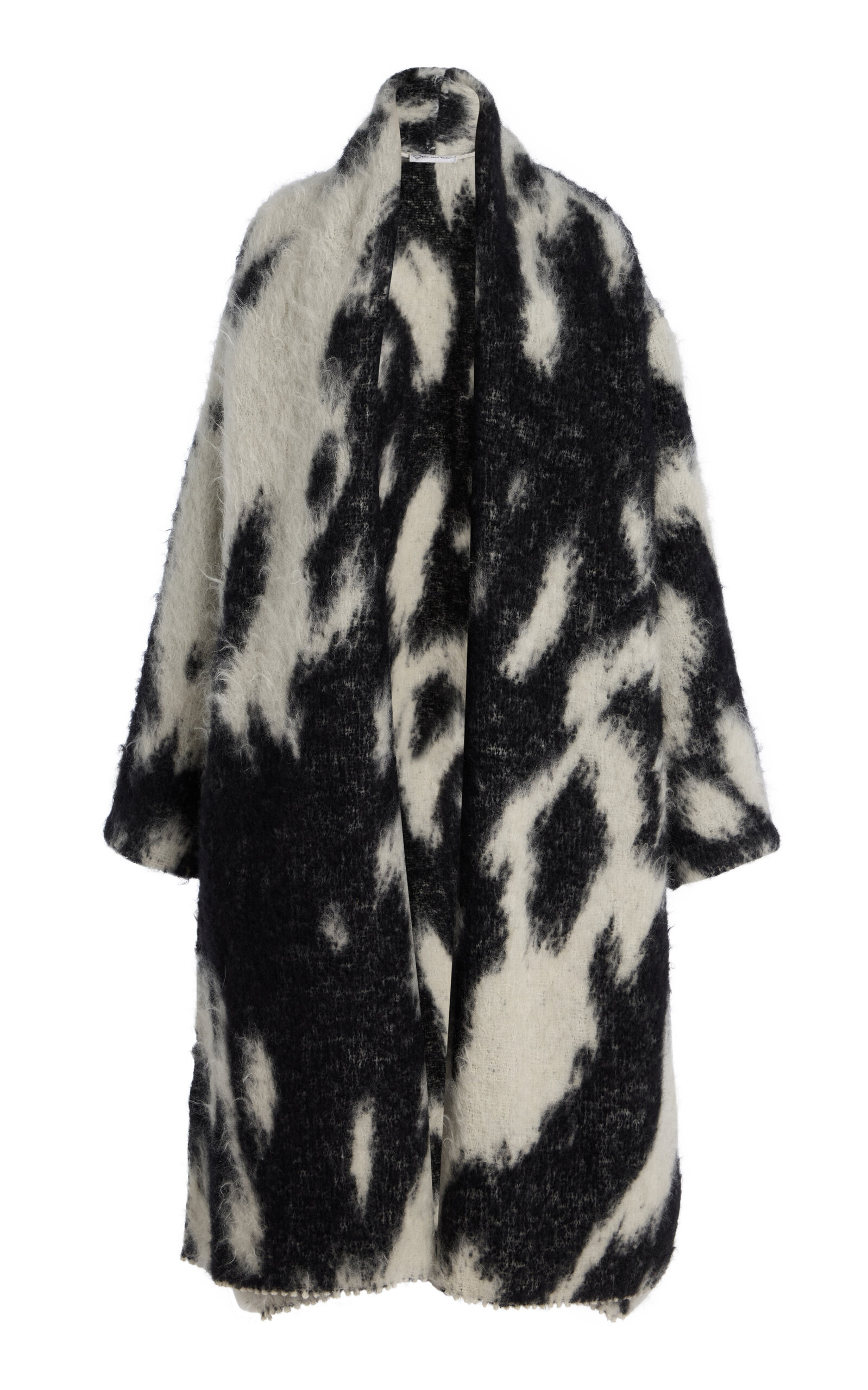 Oscar de la Renta Oversized Mohair-Wool Coat