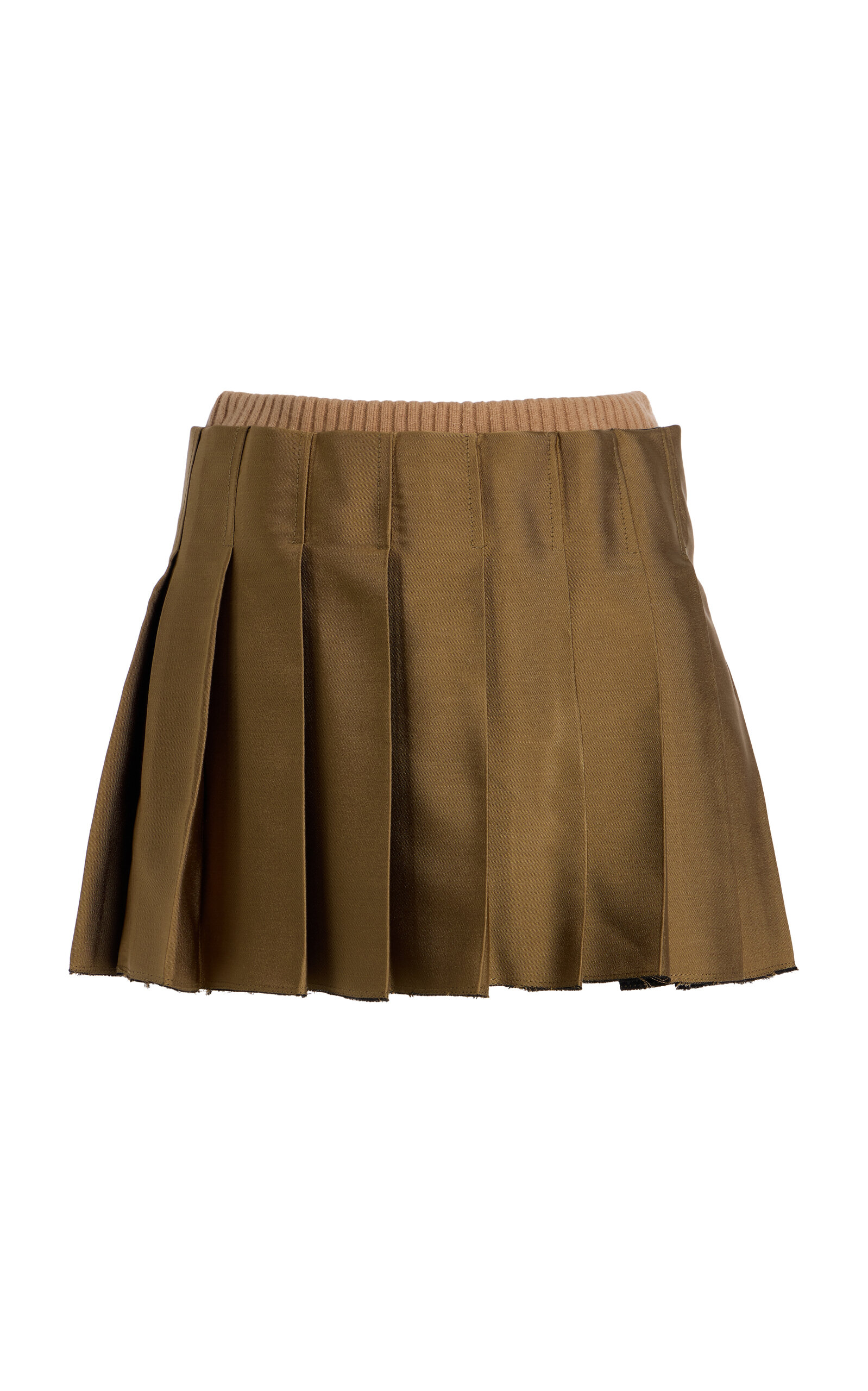 SIMKHAI Rives Pleated Mini Skort