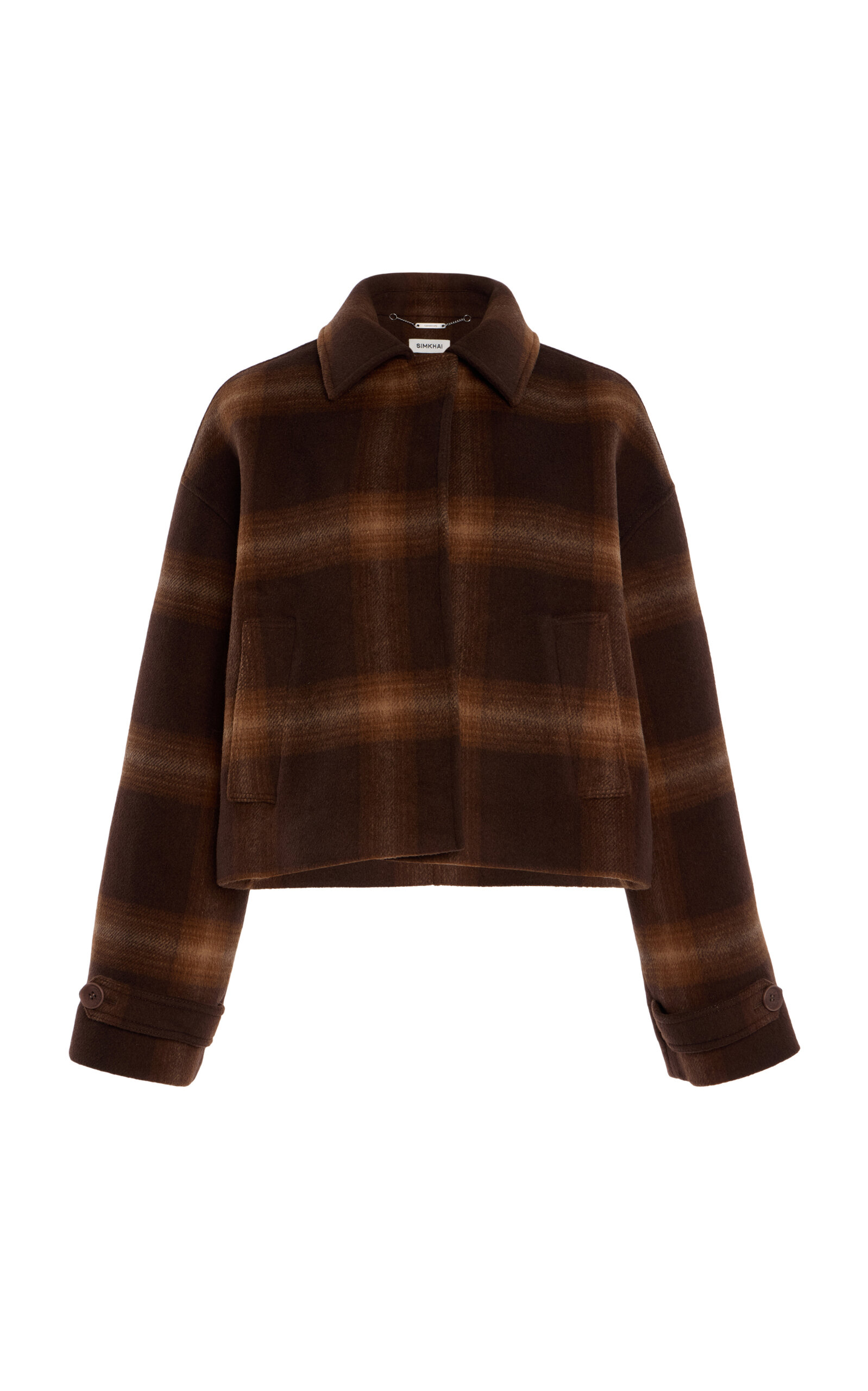 SIMKHAI Colby Wool Cropped Jacket