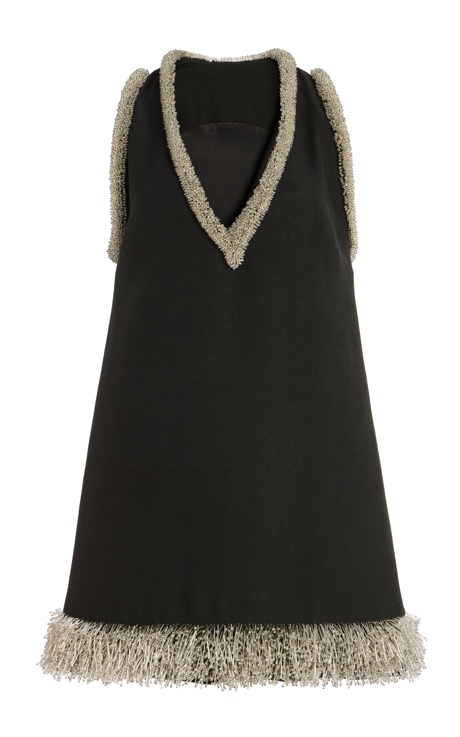 SIMKHAI Darcy Ruffled Mini Dress - Black