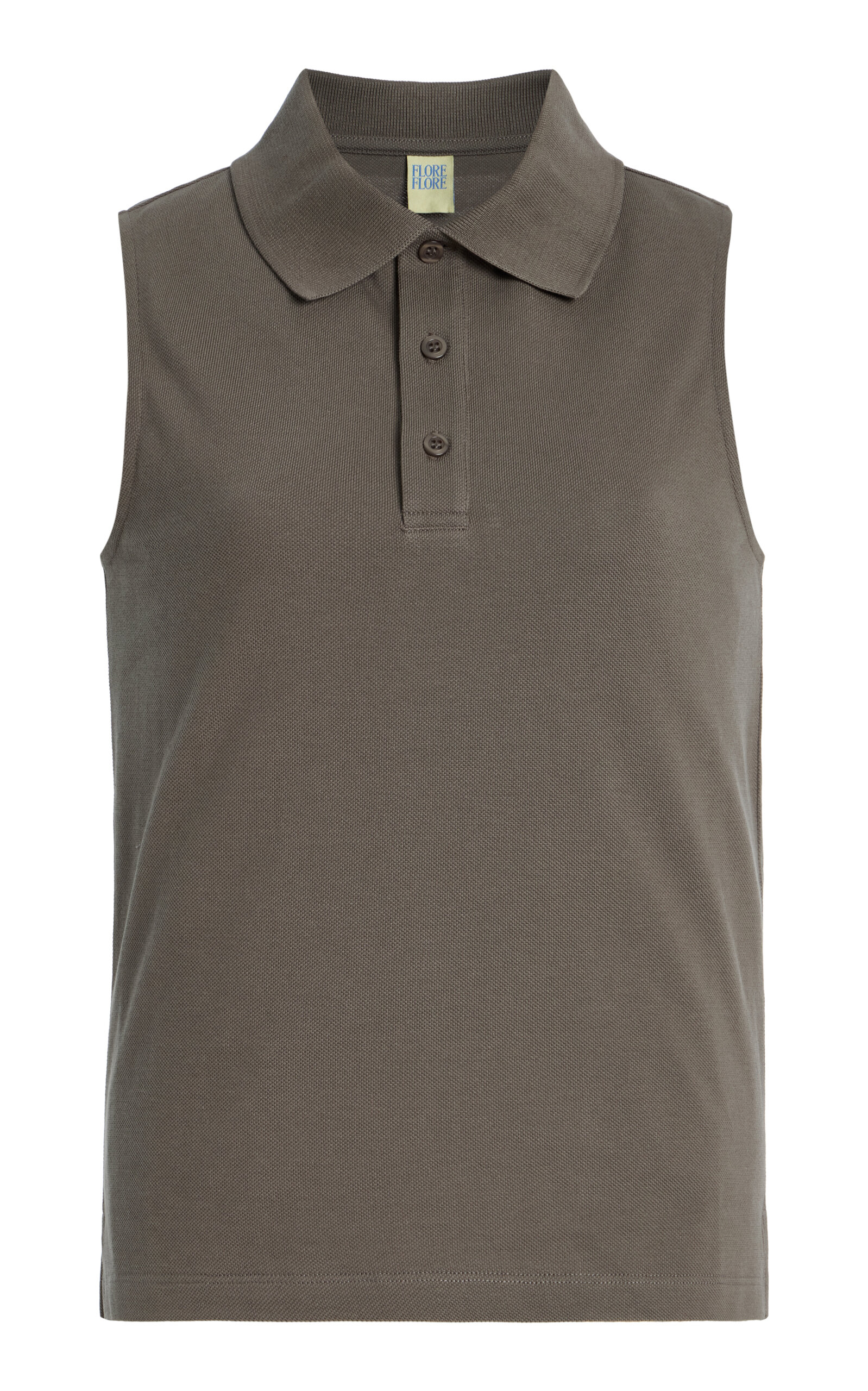 Flore Flore Lauren Cotton Polo Tank Top