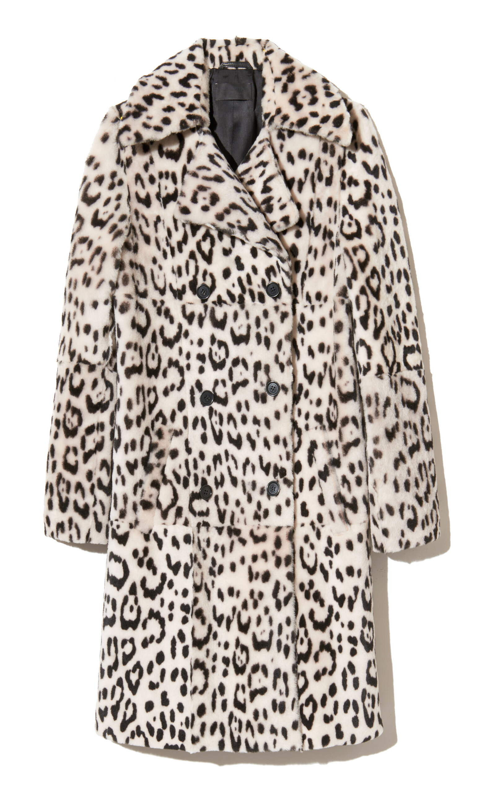 NILI LOTAN Crystal Leopard Coat