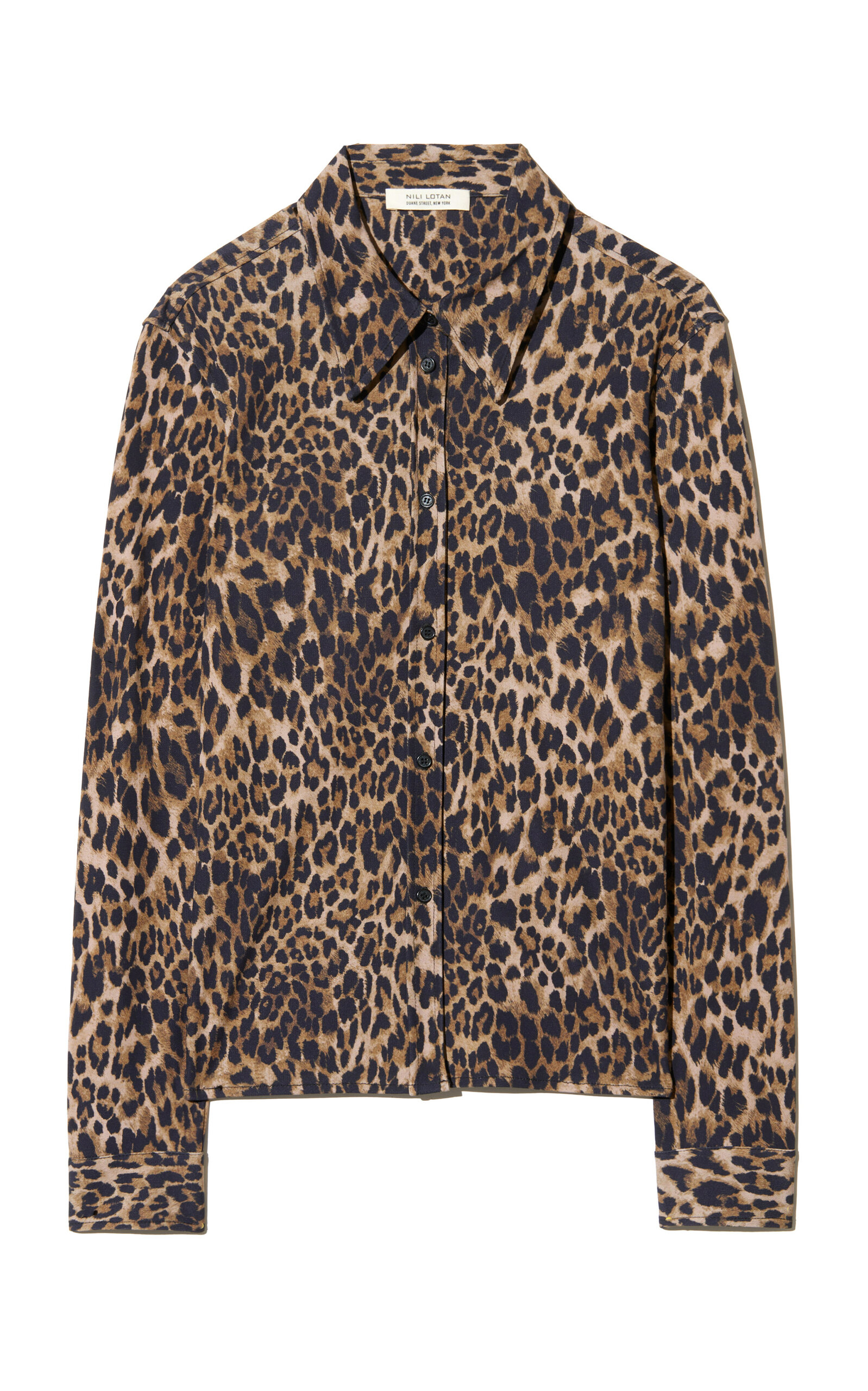 NILI LOTAN Celestine Animal-Printed Top