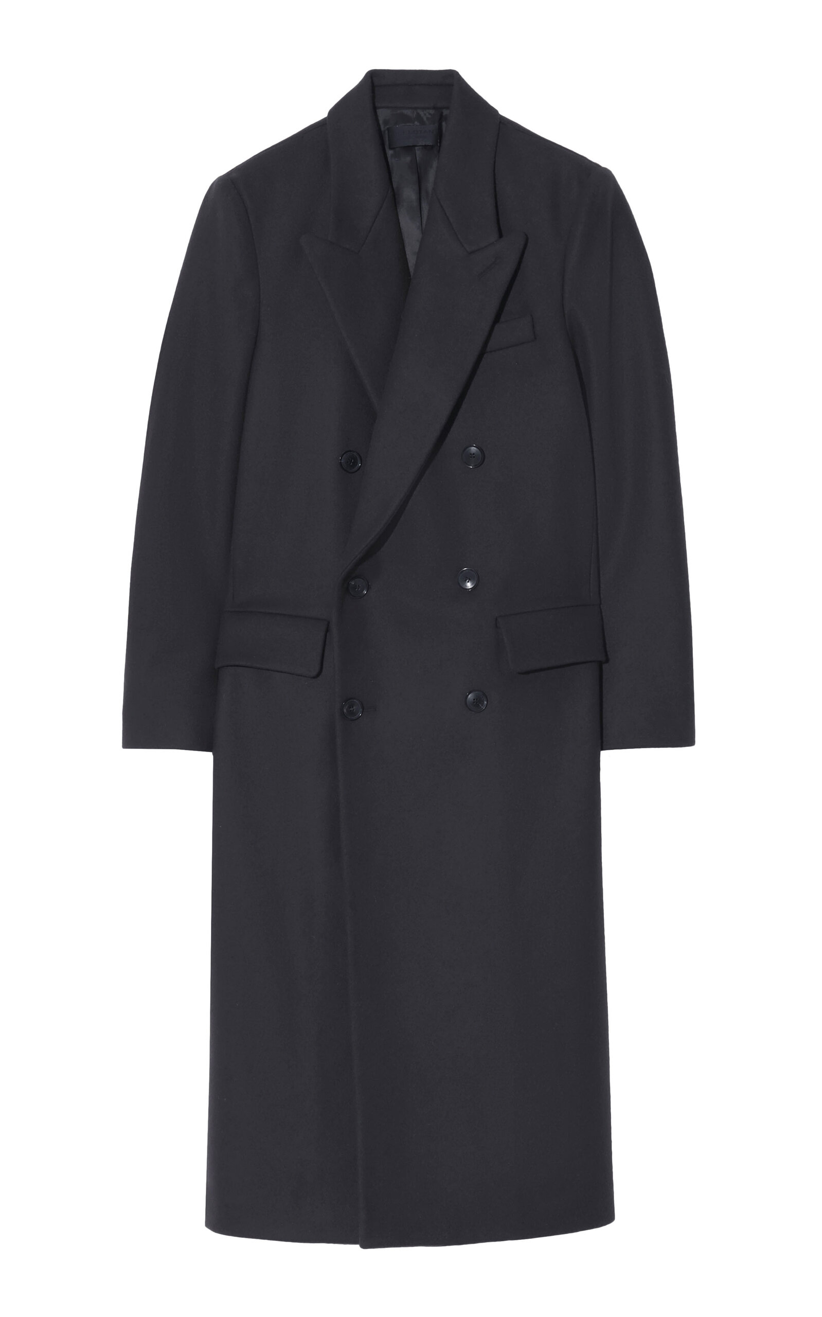 NILI LOTAN Edmont Double Breasted Wool Coat