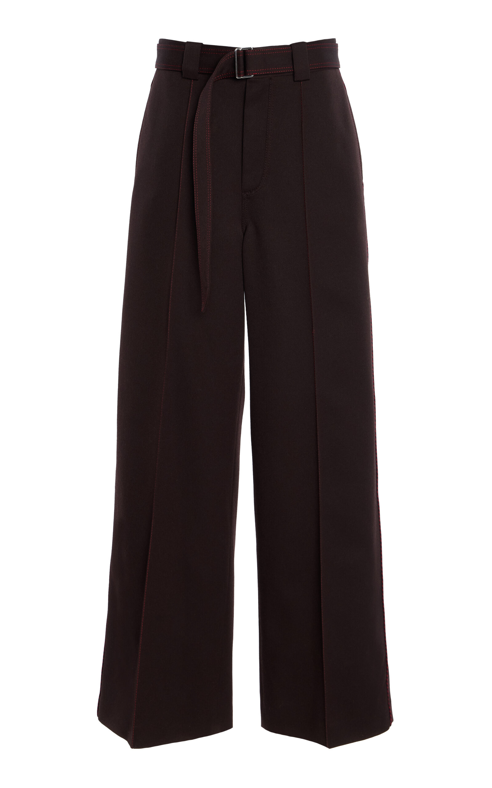 Christopher John Rogers Wool Wide-Leg Pants