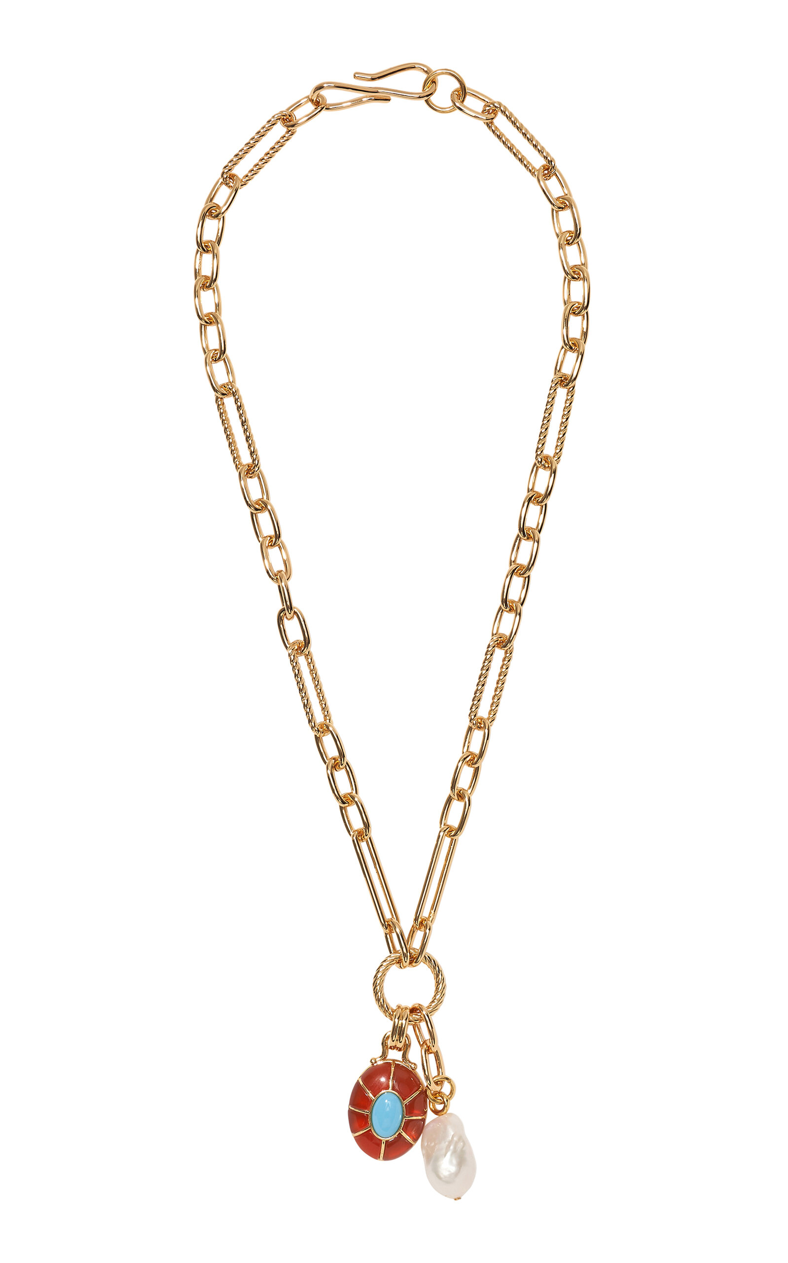 Lizzie Fortunato Neroli Charm Necklace - Gold - OS - Moda Operandi