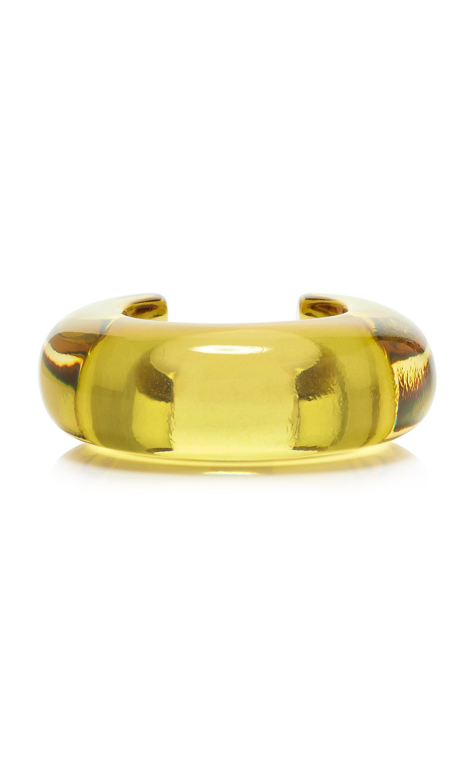 Lizzie Fortunato Arc Cuff In Green