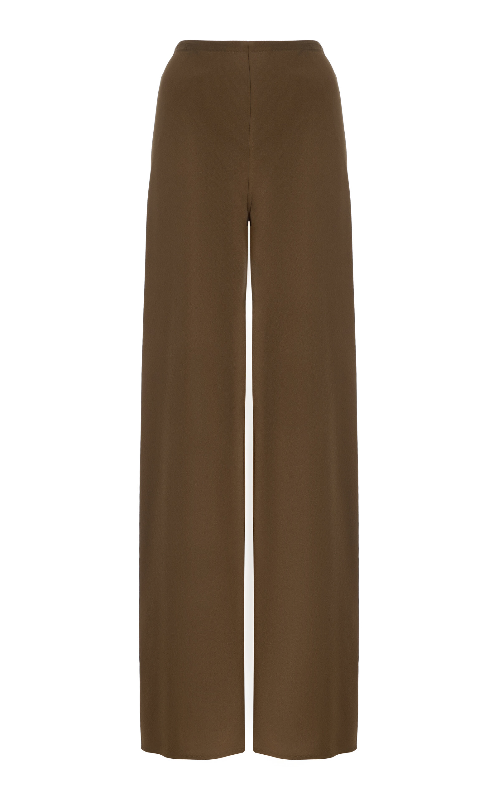 Stroll Crepe Straight-Leg Pants