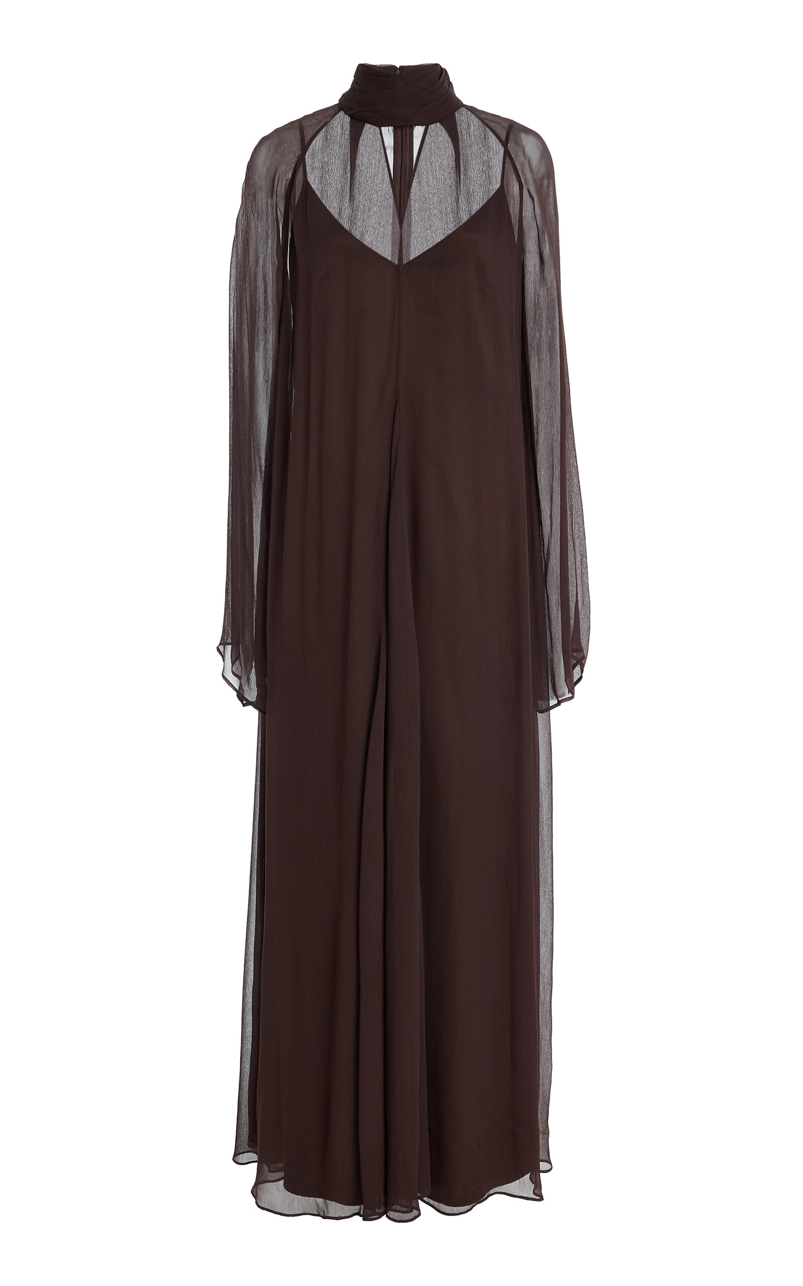 STAUD Esther Chiffon Maxi Dress - Women's Clothing