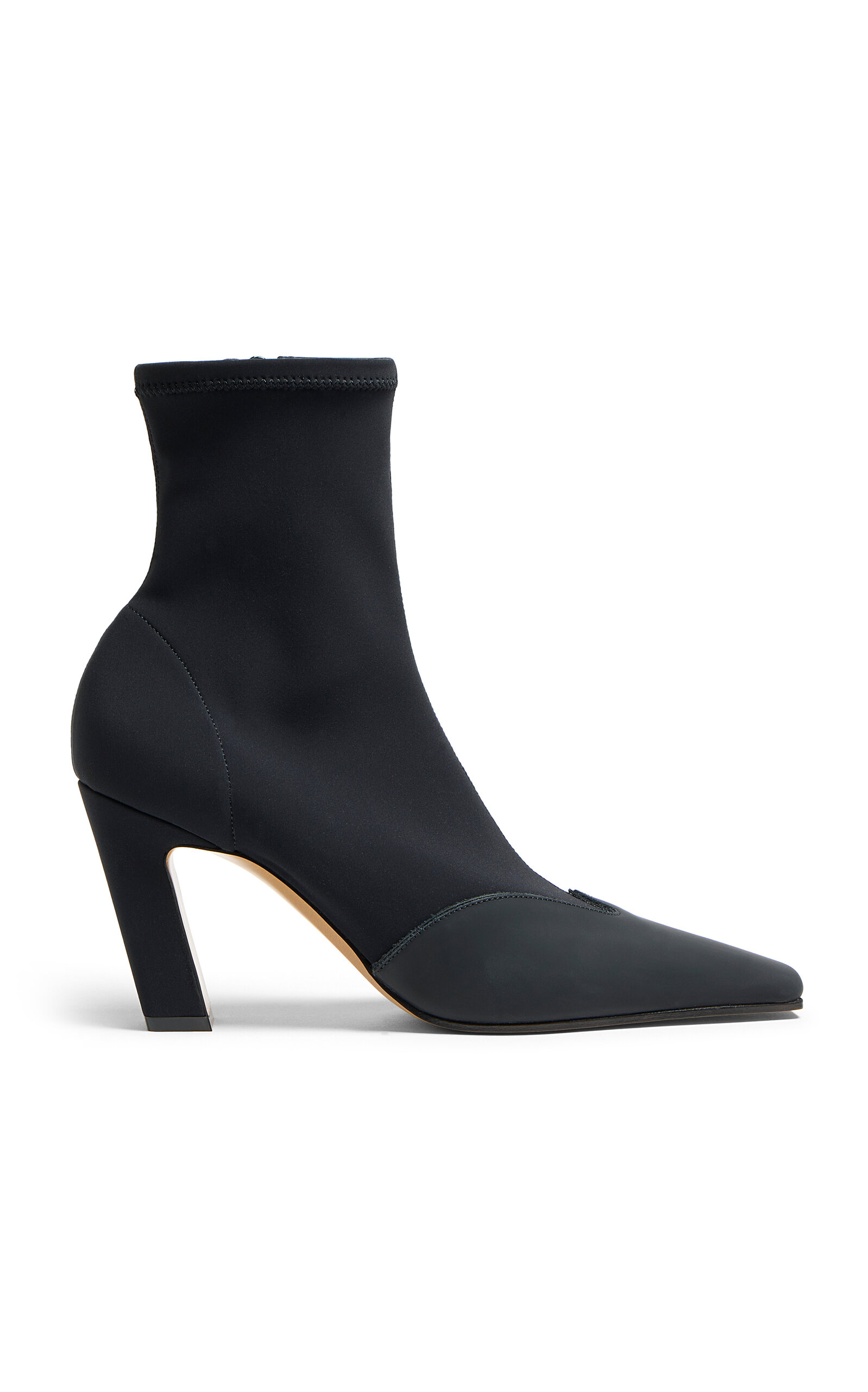 Khaite Nevada Stretch Ankle Boots In Black
