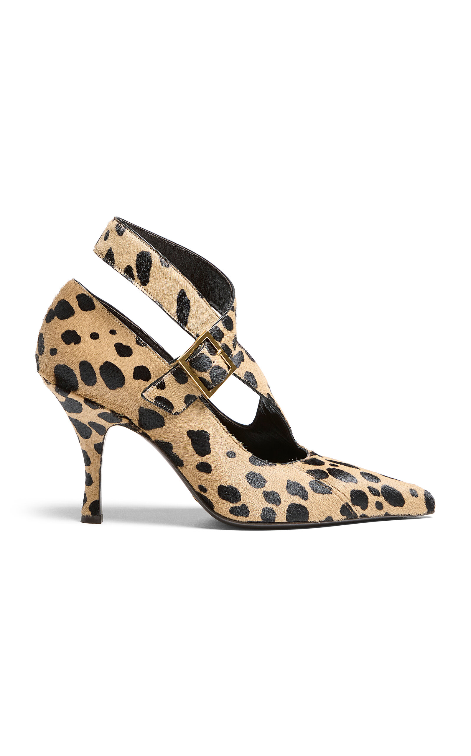 Khaite Sloan Haircalf Pumps - Animal